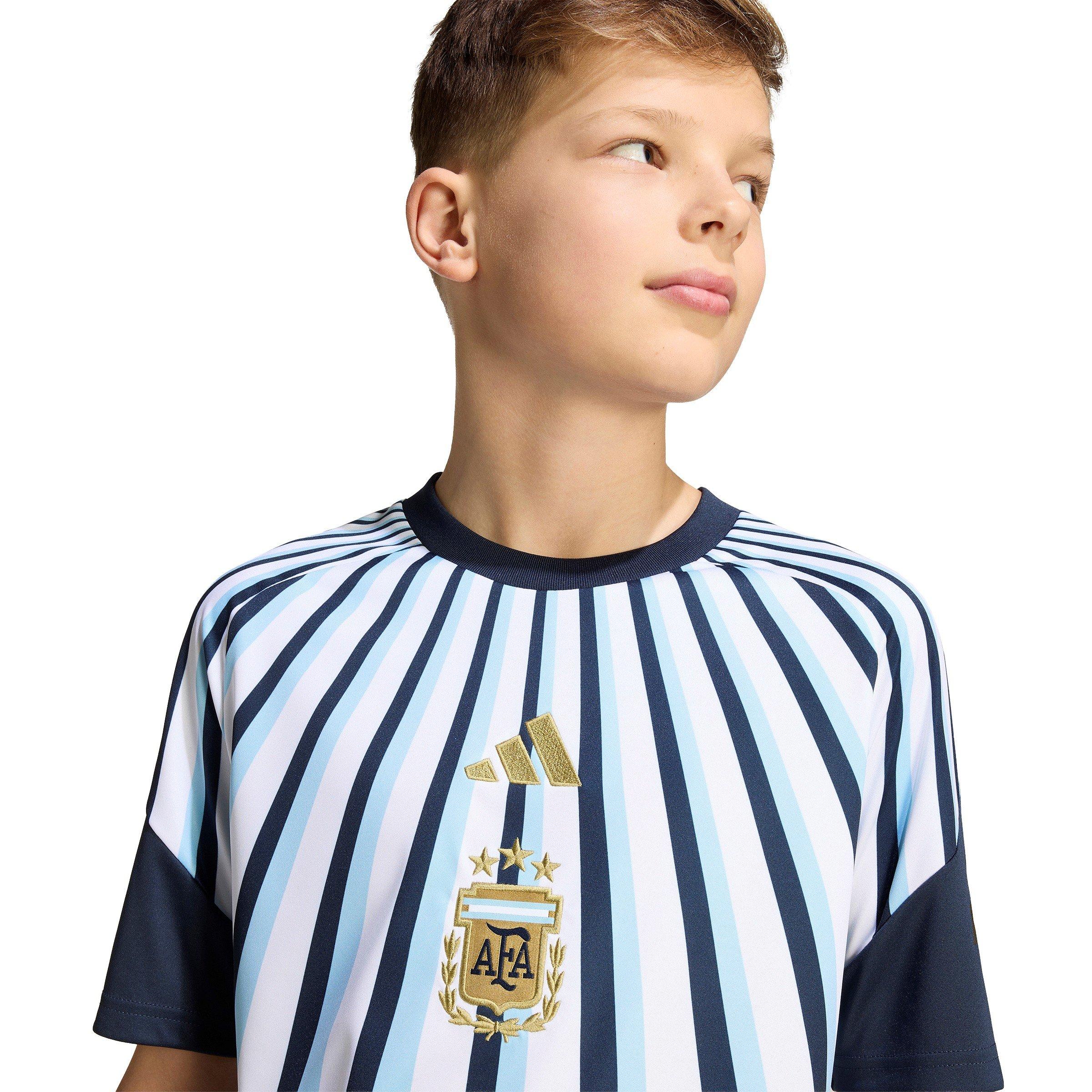 Weiß/Blau - adidas - Kids Argentina 2026 Prematch Kit - 8