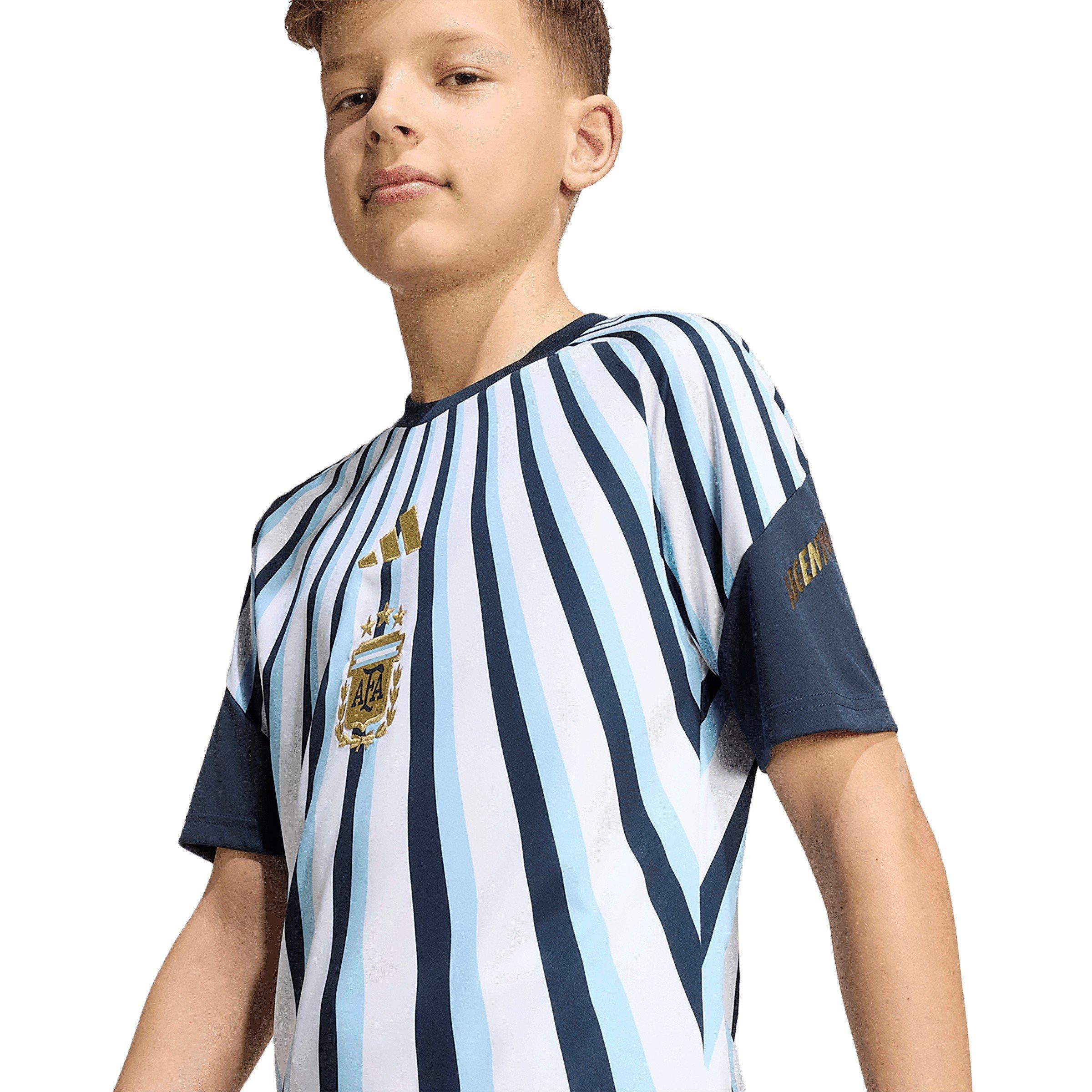 Weiß/Blau - adidas - Kids Argentina 2026 Prematch Kit - 9