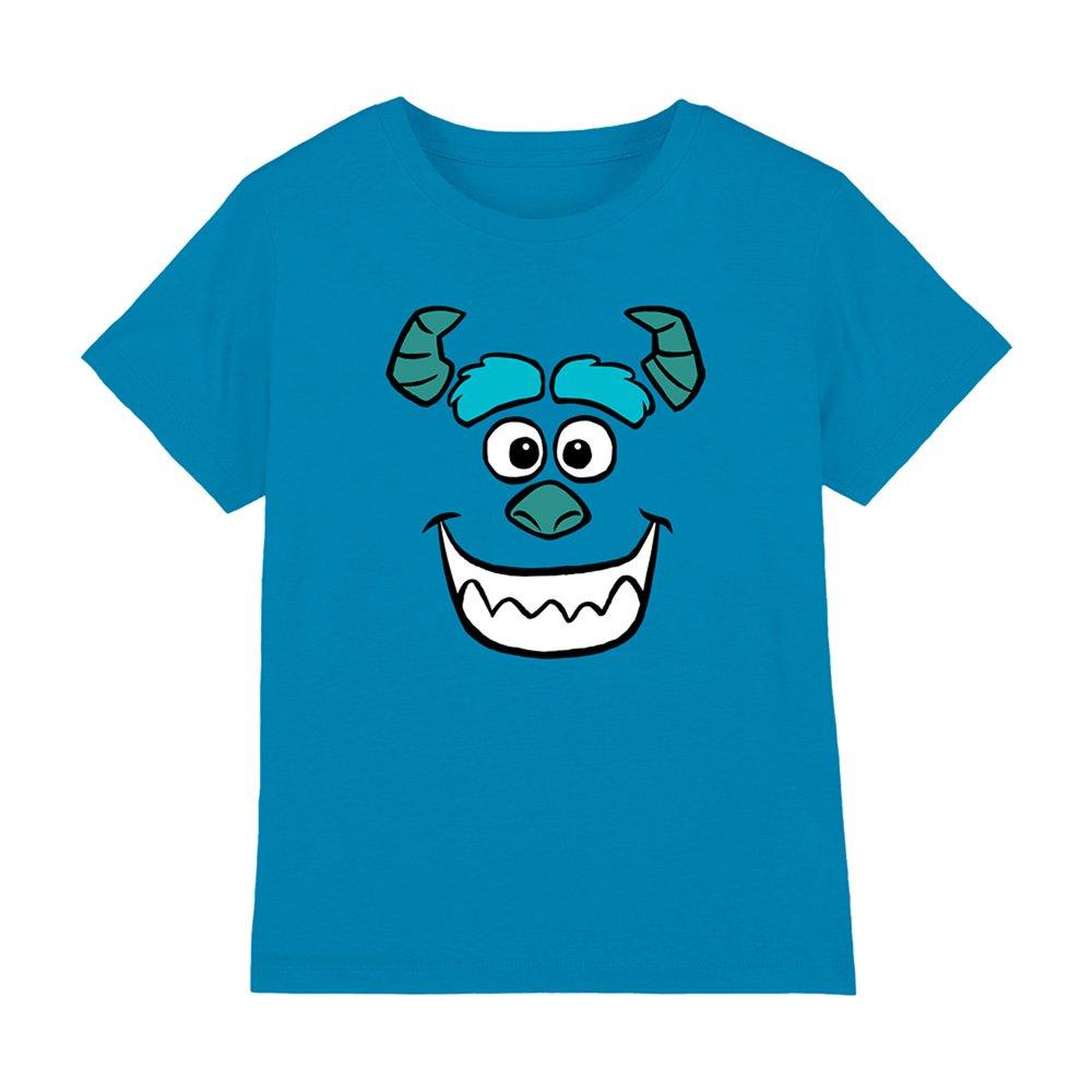 Blue - Disney - Disney Monsters Inc Sully Face Kids T-Shirt Turqu - 1