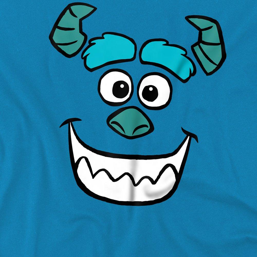 Blue - Disney - Disney Monsters Inc Sully Face Kids T-Shirt Turqu - 2