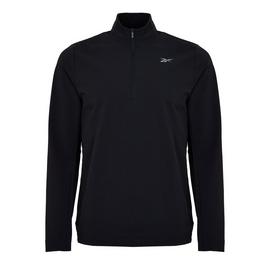 Reebok Performance Quarter-Zip Sweatshirt Mens Fleece