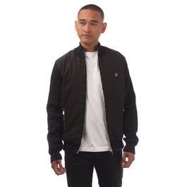 Hugo C-Darmando Monogram Badge Zip-Up Jacket