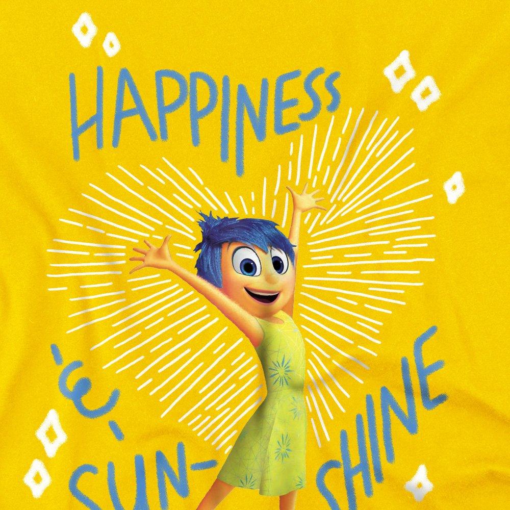 Bright Yellow - Disney - Joy Happiness T-Shirt Bright Yellow - 2