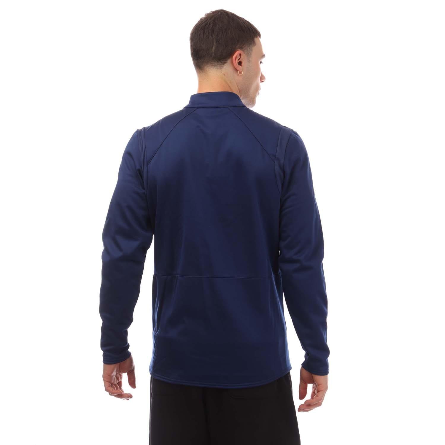 Blue - Umbro - Premier half Zip Fleece - 3