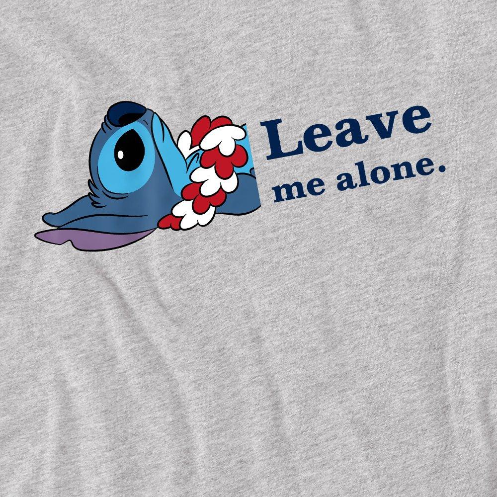 Light Grey - Disney - Lilo & Stitch Leave Me Alone Kids T-Shirt Light Gr - 2