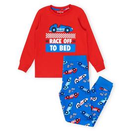 Firetrap Kids Boys Race Car Pyjama Set