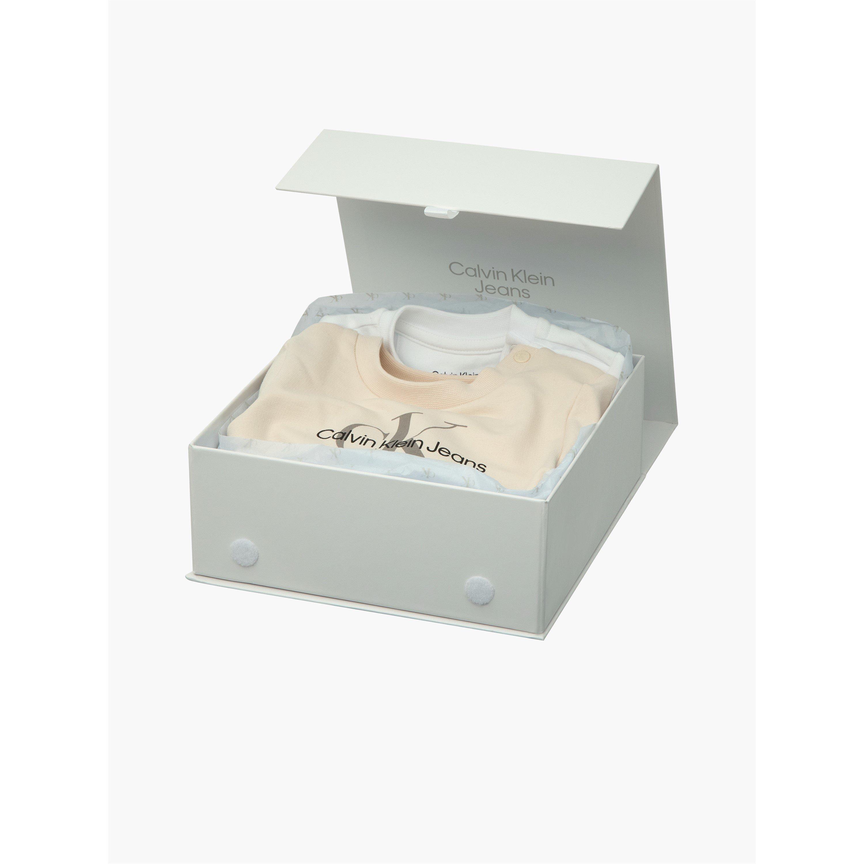 Witte PGB - Calvin Klein Jeans - Monogram Starter Giftpack Babies - 3