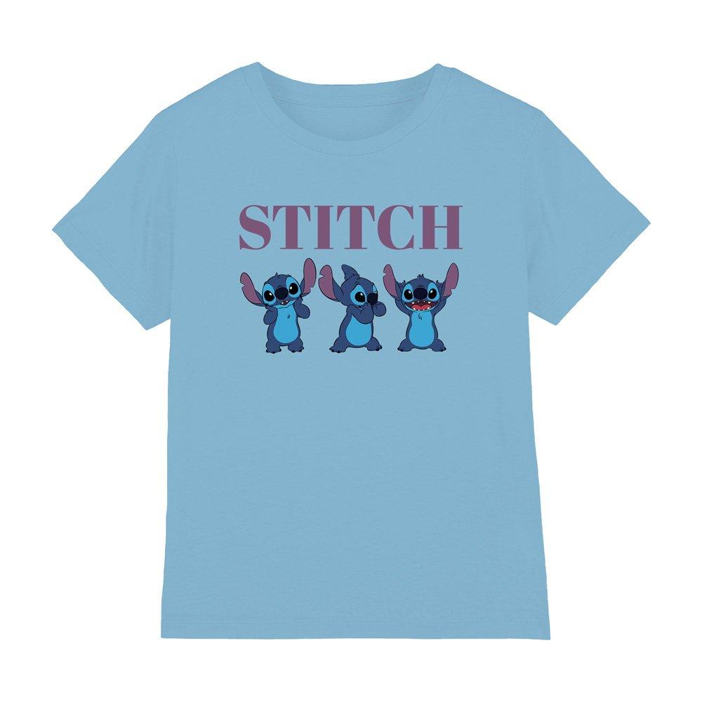 Light Blue - Disney - Lilo Stitch Stitch Poses kids t-shirt - 1