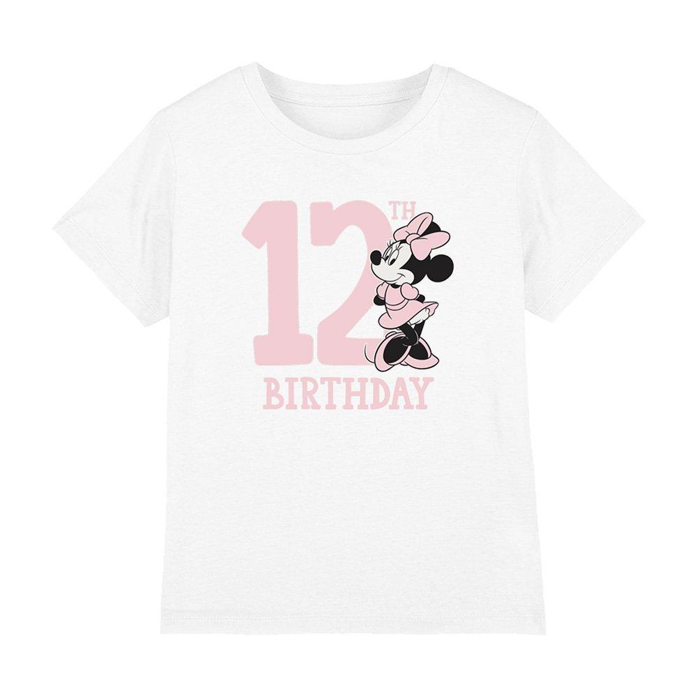 White - Minnie Mouse - Minnie Mouse 12Th Birthday Shirt T-Shirt White - 1