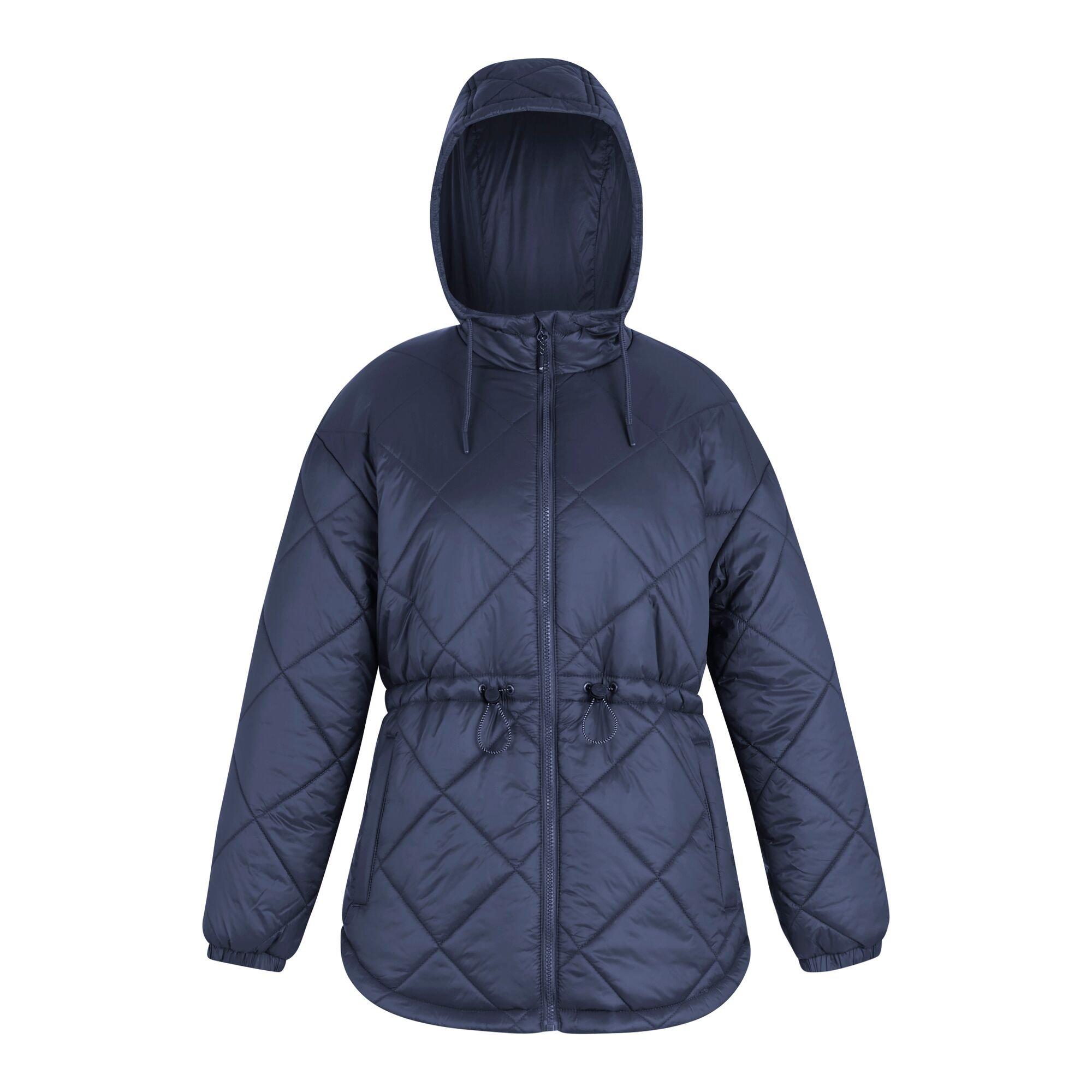 Navy - Regatta - Women's Ivey Warmloft Water-Repellent Hooded Quilted Jacket - 7