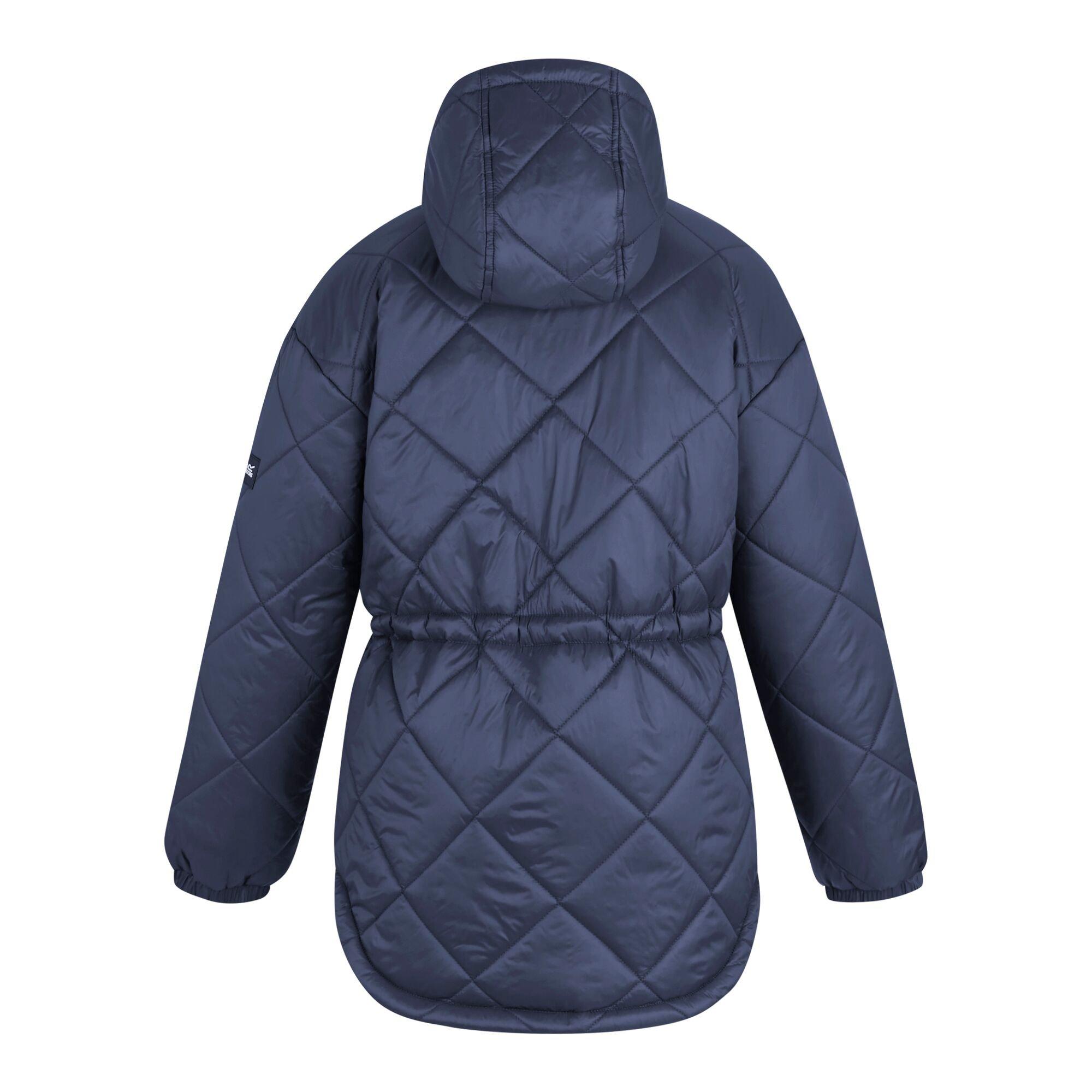 Navy - Regatta - Women's Ivey Warmloft Water-Repellent Hooded Quilted Jacket - 8
