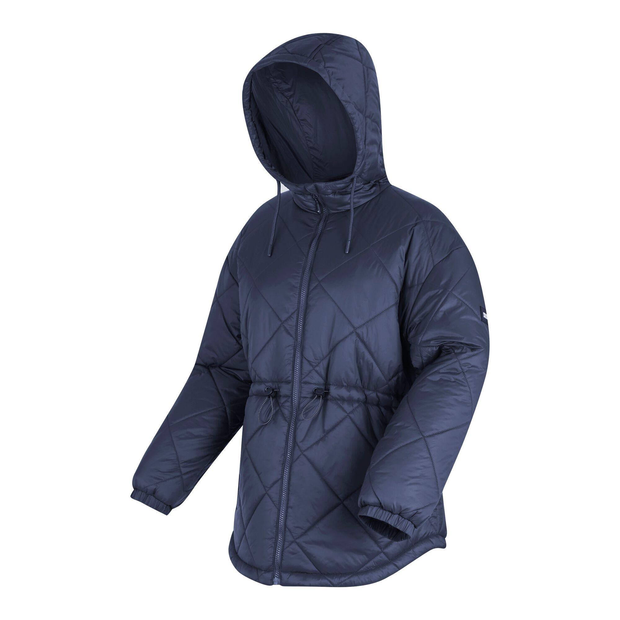 Navy - Regatta - Women's Ivey Warmloft Water-Repellent Hooded Quilted Jacket - 9