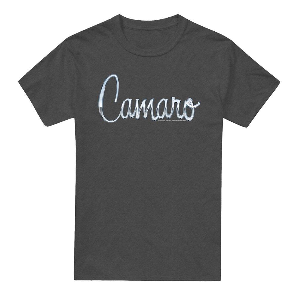 Grey - Other - Chevrolet Classic Camaro Metal T-Shirt Charcoal - 4