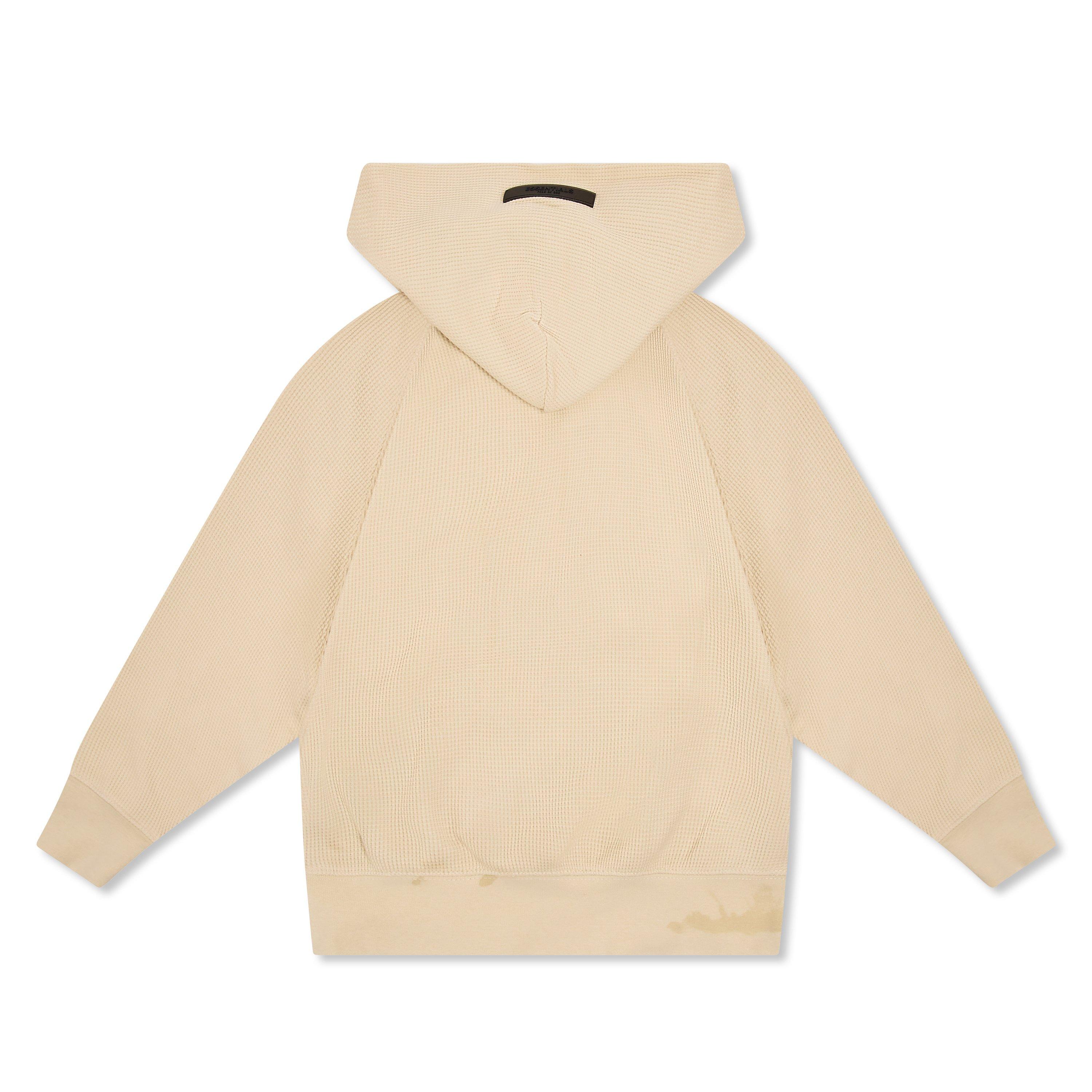 Egg Shell - Fear Of God Essentials - Unisex Kids' Henley Overhead Hoodie - 2