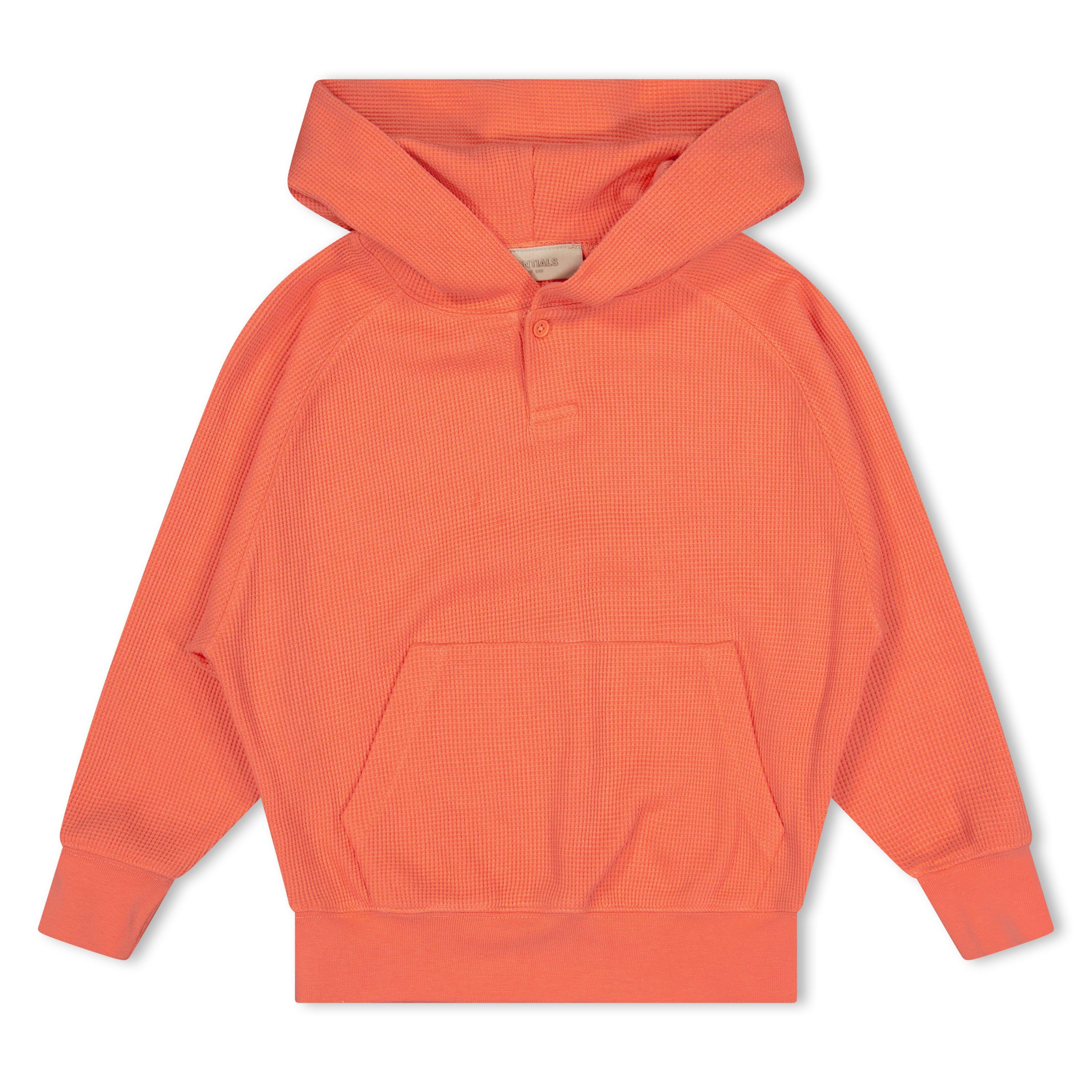 Fear Of God Essentials  Kids ' Henley Overhead Hoodie - Coral - 8 Yrs