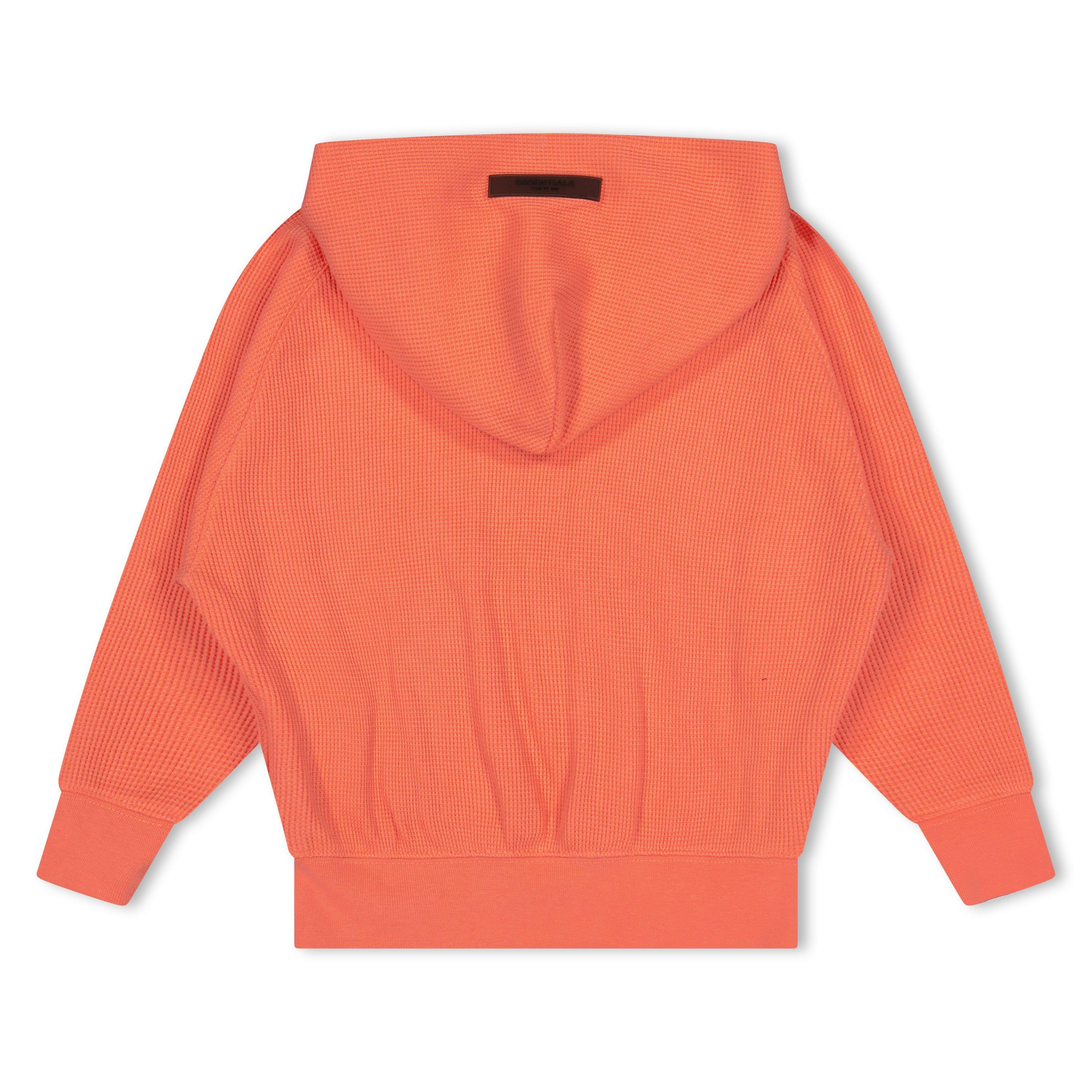 Coral - Fear Of God Essentials - Unisex Kids' Henley Overhead Hoodie - 2