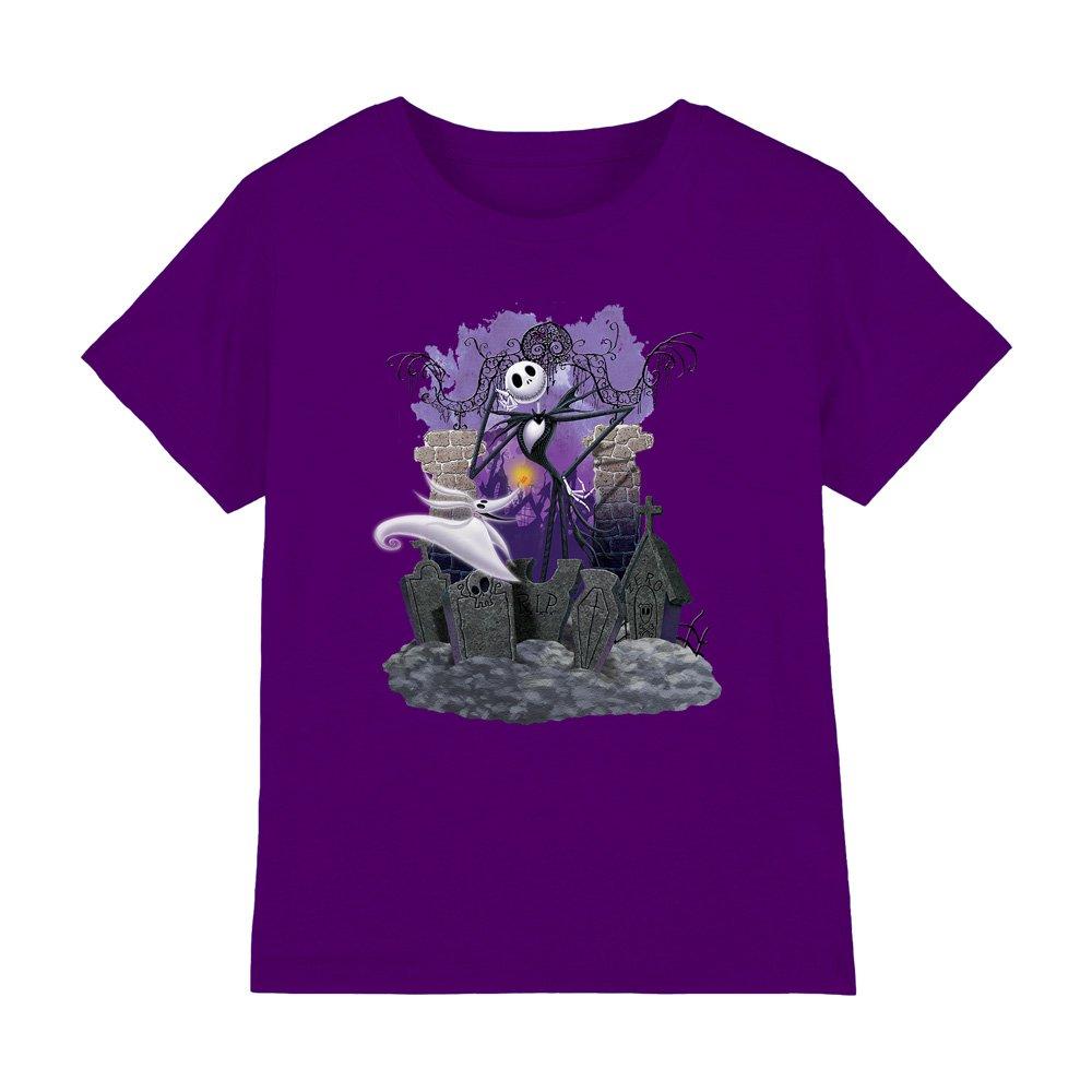 Purple - The Nightmare before Christmas - Jack Skellington Graves Kids T-Shirt Purple - 1