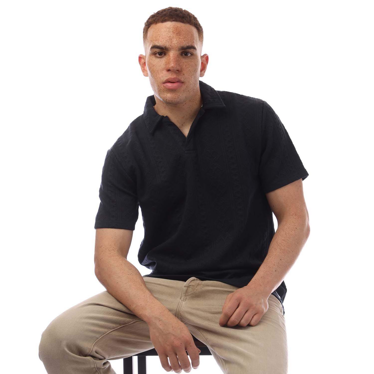 Navy - Luke 1977 - El Rama Knitted Polo Shirt - 3