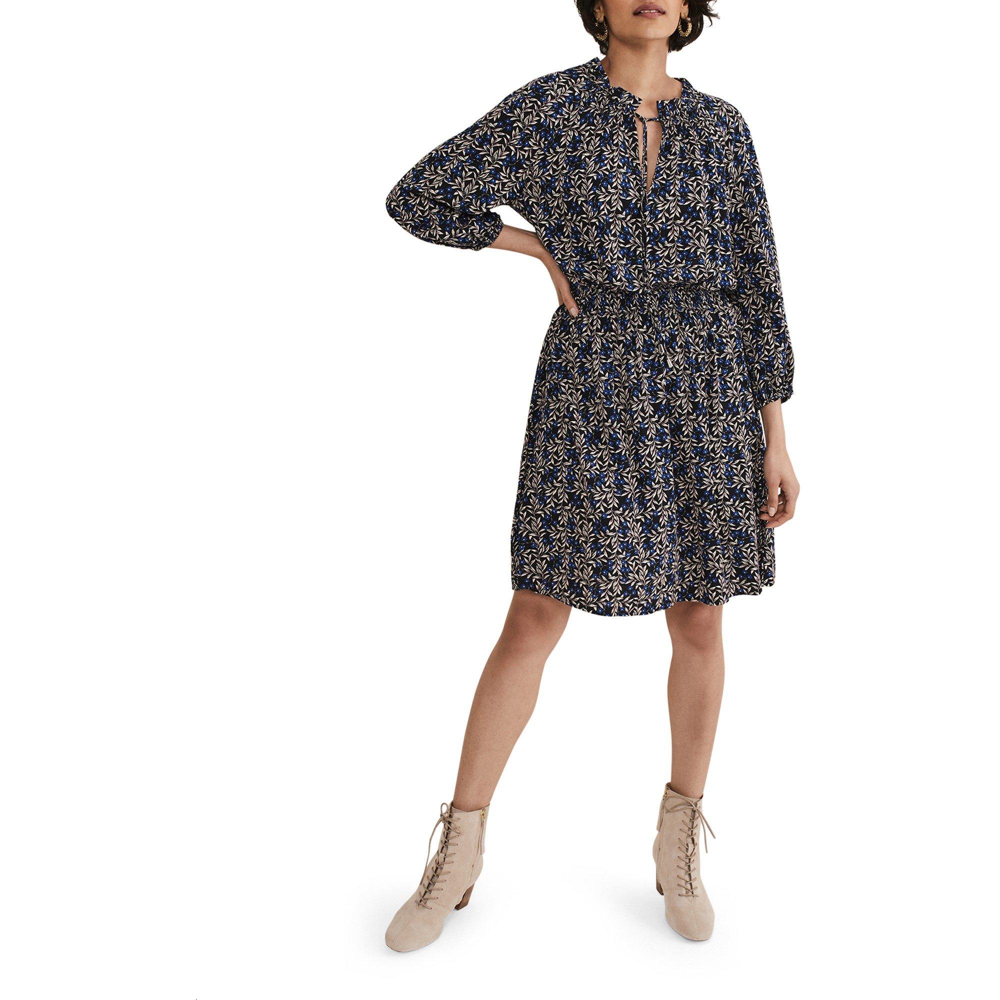 Navy - Phase Eight - Phillipa Floral Swing Dress - 3