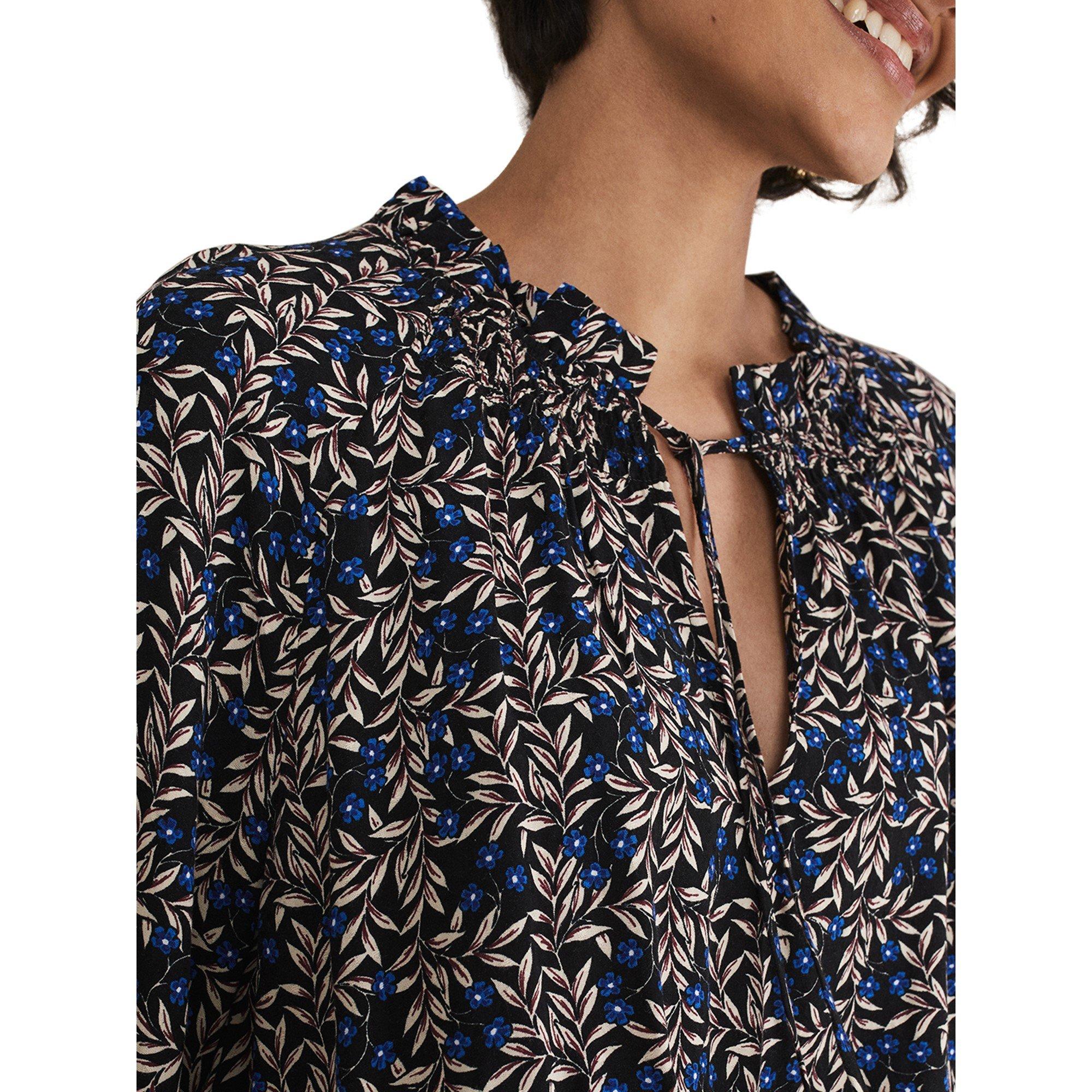 Navy - Phase Eight - Phillipa Floral Swing Dress - 5