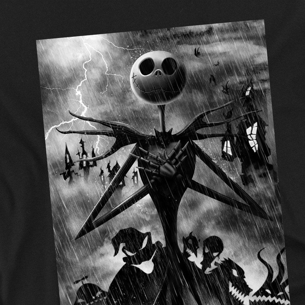 Black - The Nightmare before Christmas - Jack Skellington Rain Kids T-Shirt Black - 2
