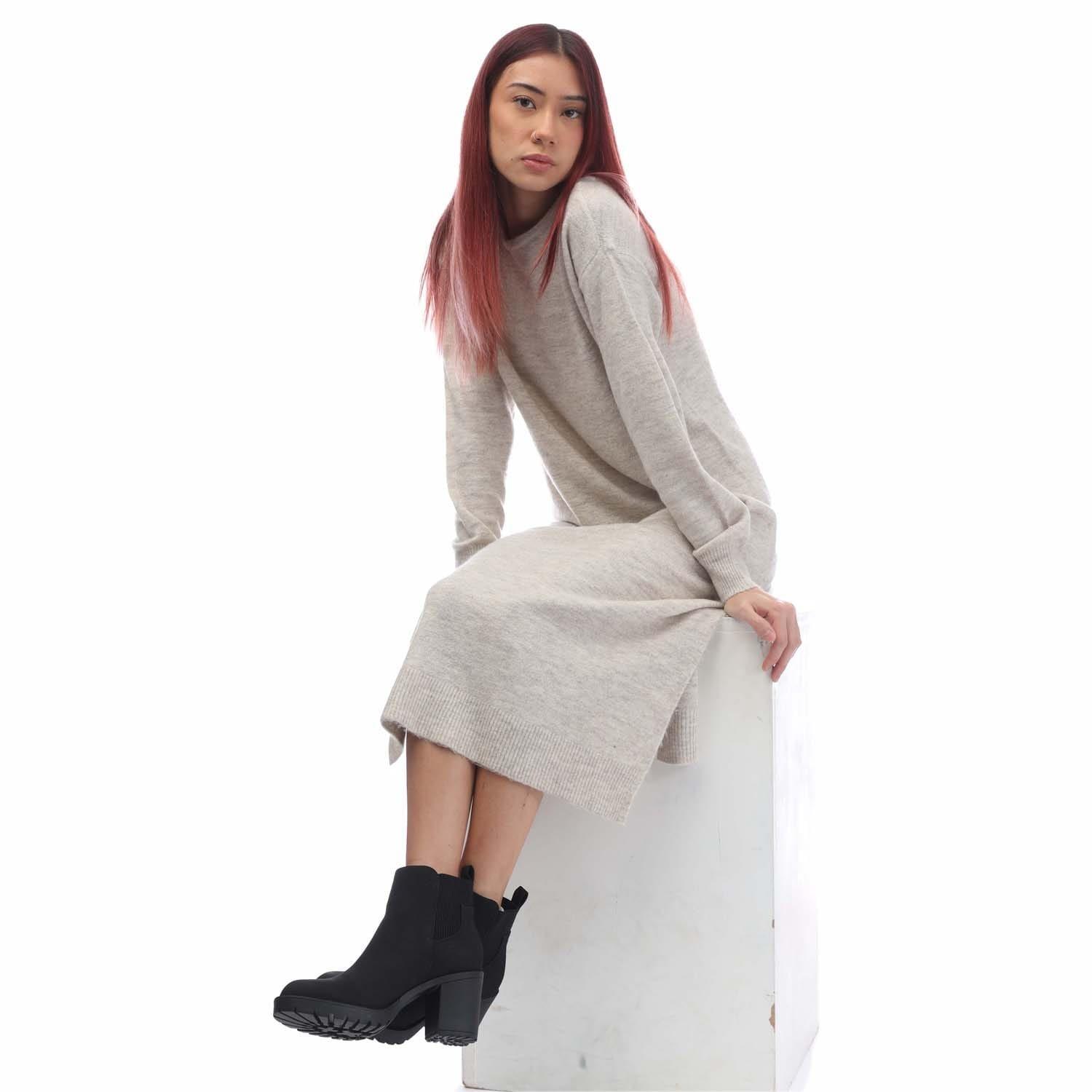 Natural - Vero Moda - Lefile Midi Jumper Dress - 4