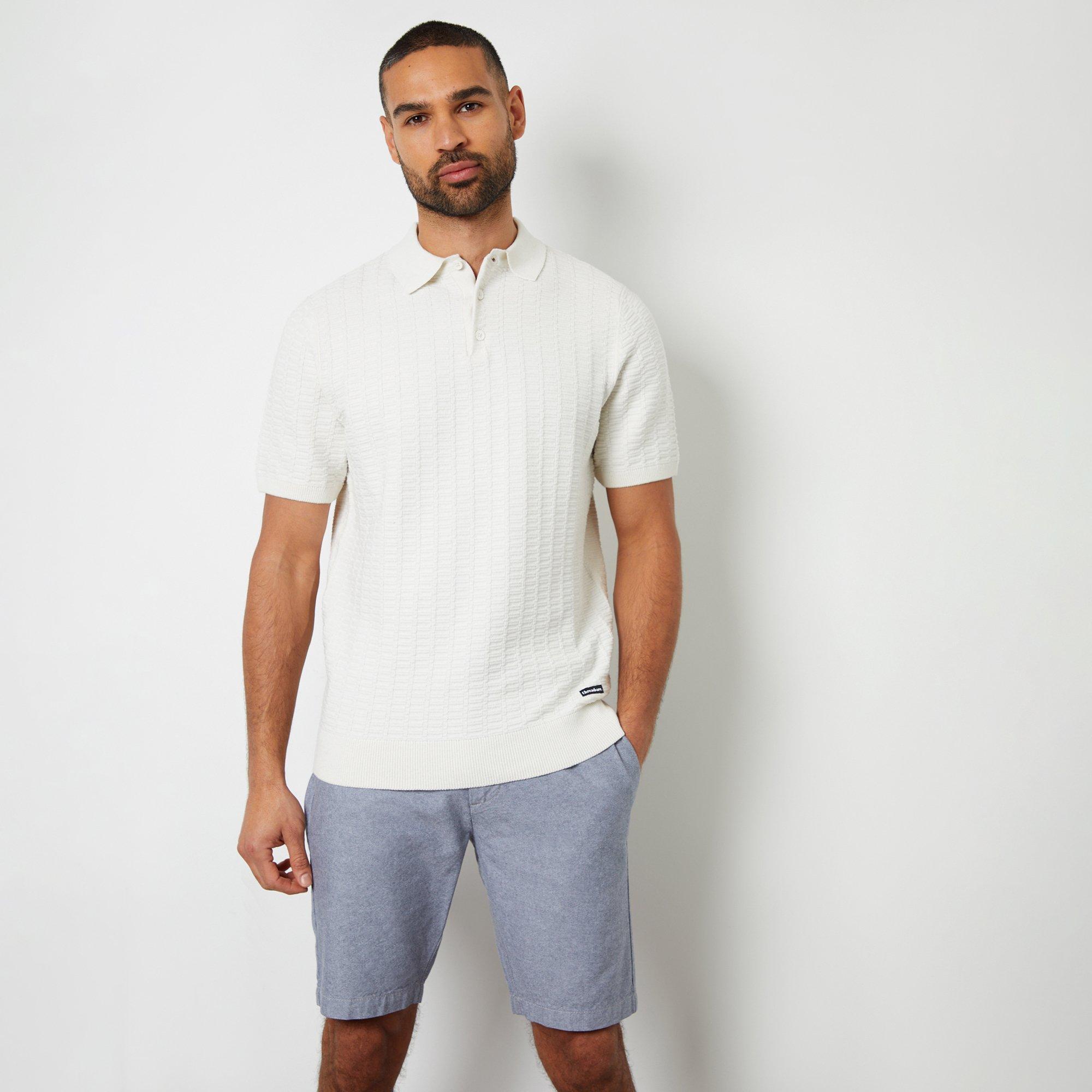 Pale Blue - Threadbare - Cotton Chino Shorts - 4