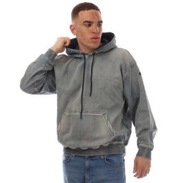 Diesel D-UM-RIB Track Denim Hoodie