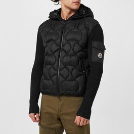 Moncler Padded Hooded Cardigan