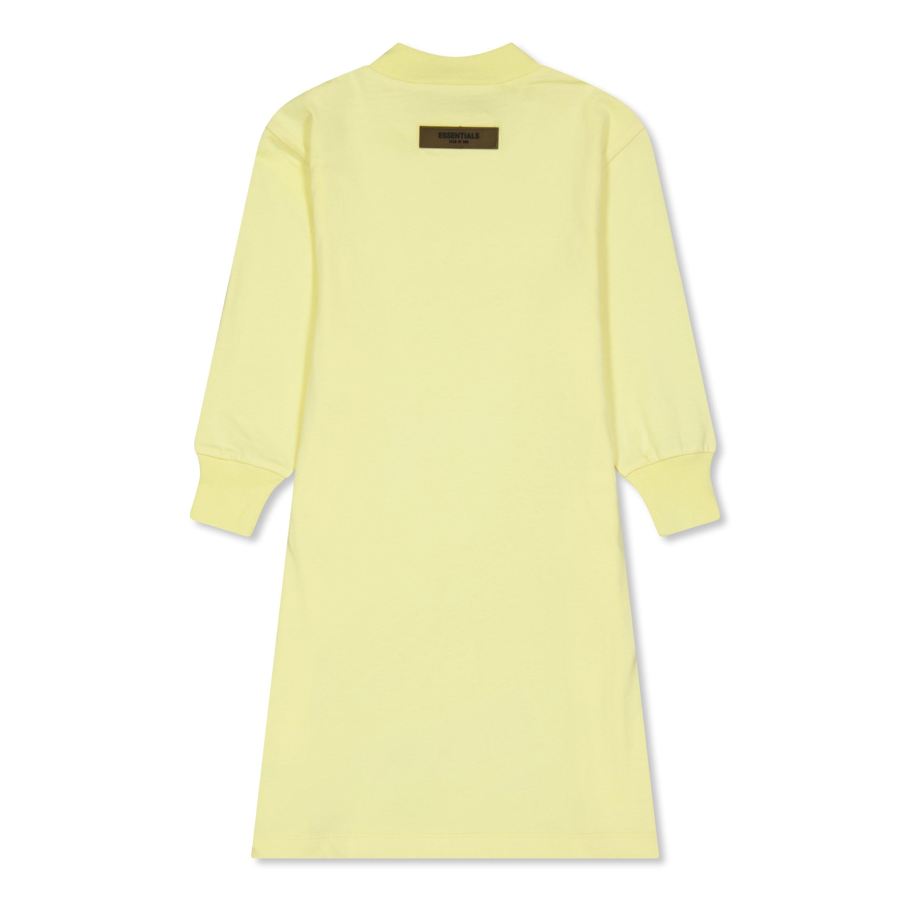 Canary - Fear Of God Essentials - Unisex Kids' Long Sleeve T-Shirt Dress - 2