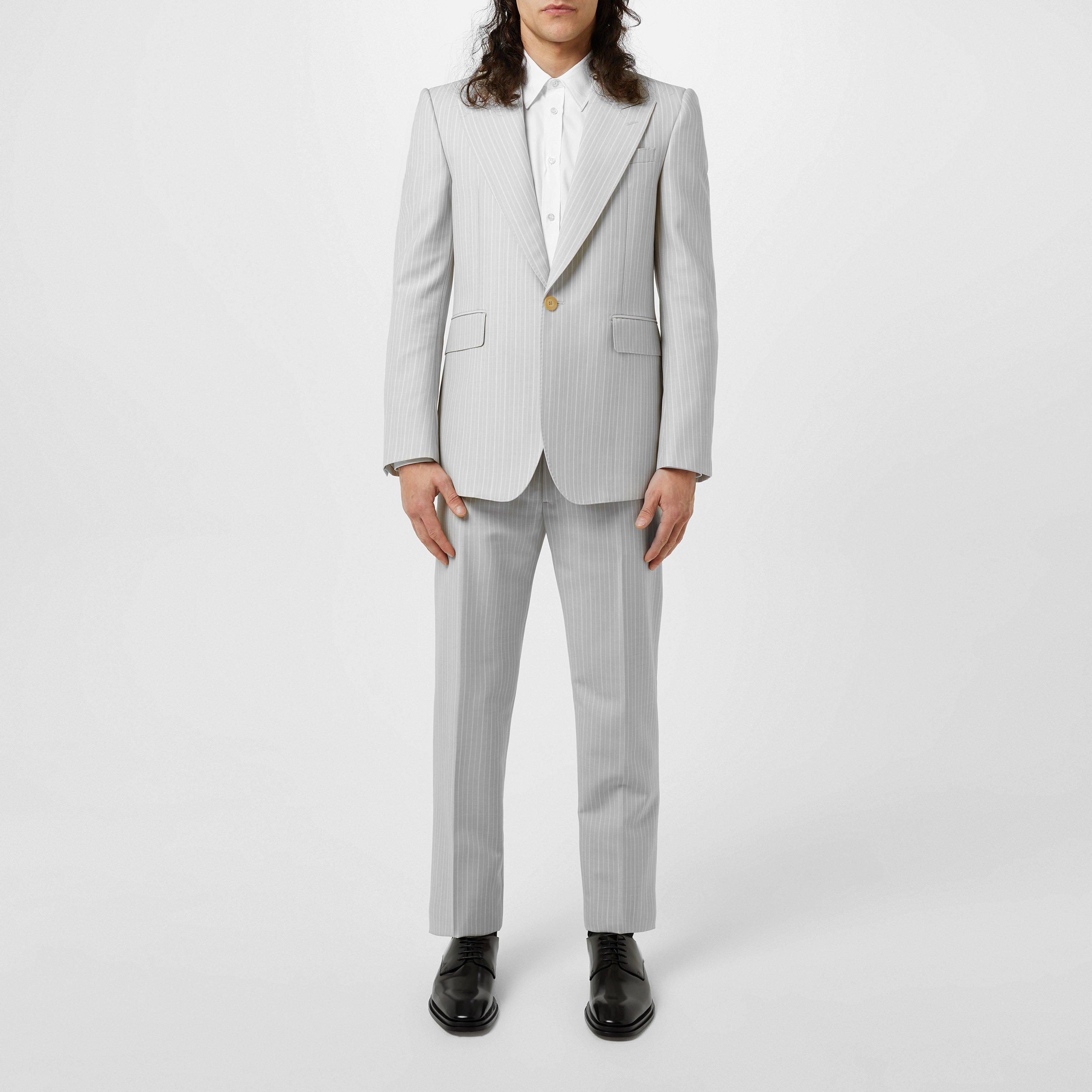 Ice Grey - Alexander McQueen - Cigarette Trousers - 4