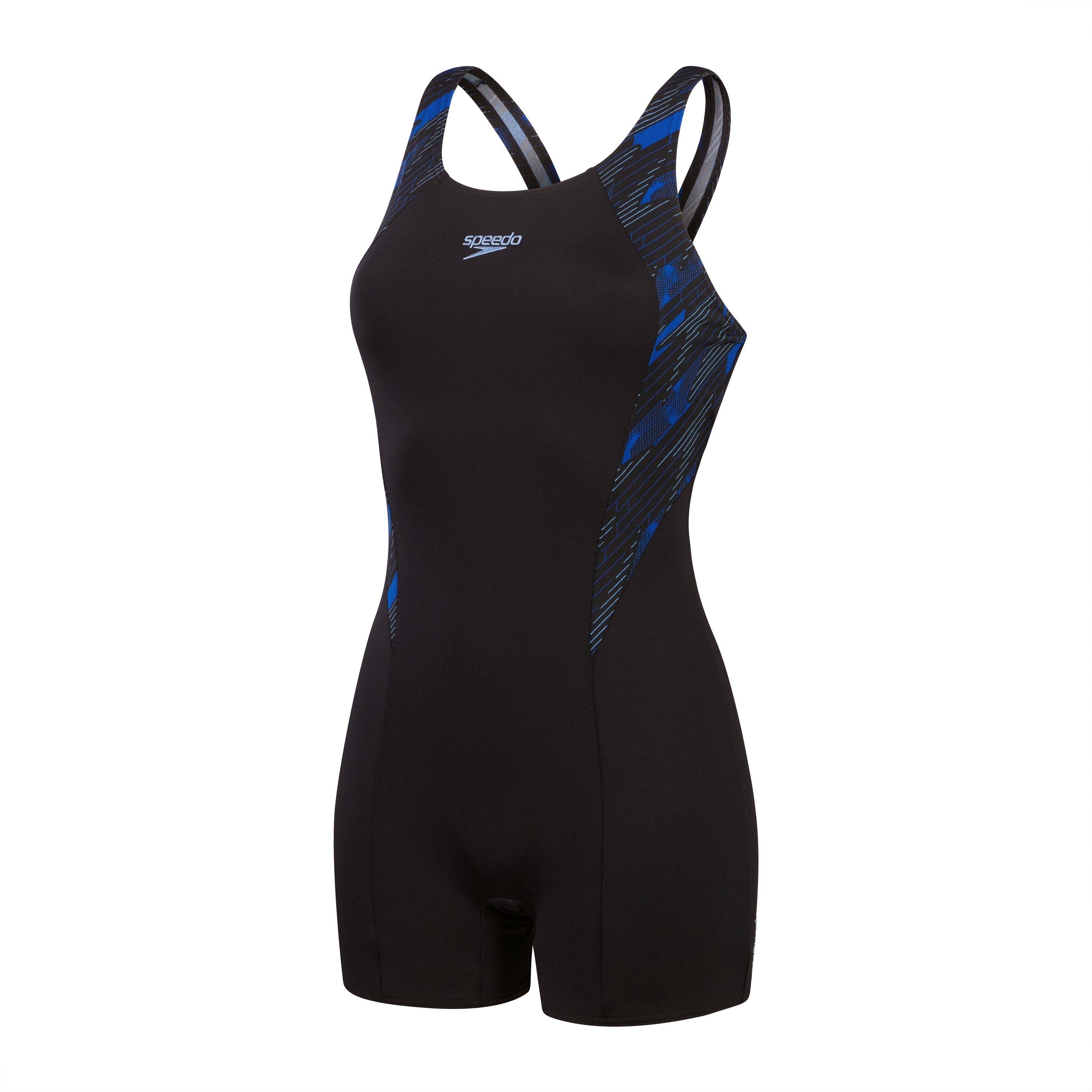 Black/Blue - Speedo - Speedos Womens HyperBoom Splice Legsuit - 1