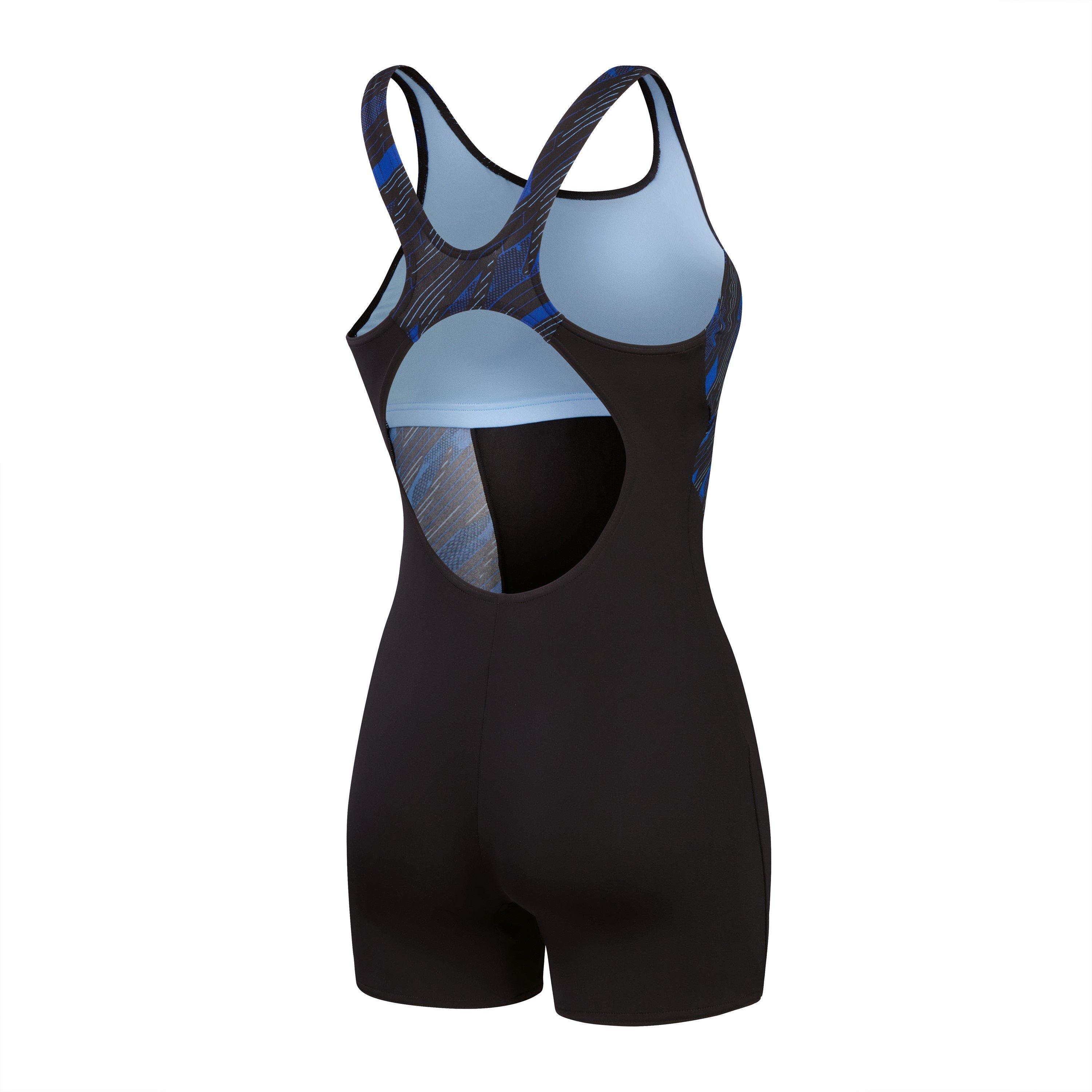 Preto/Azul - Speedo - Womens HyperBoom Splice Legsuit - 6