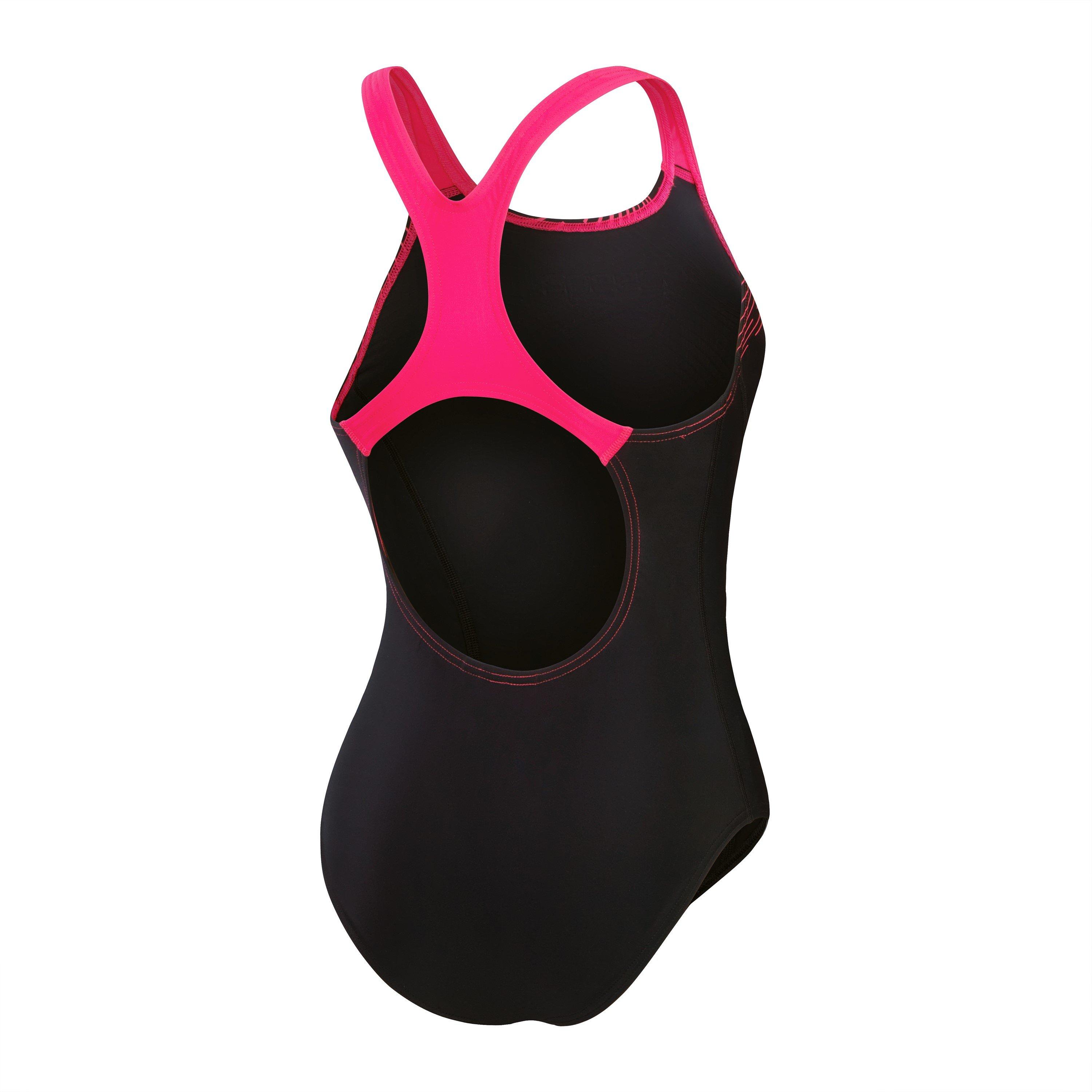 Sort/ Pink - Speedo - Medley Medalist swimsuit - 6