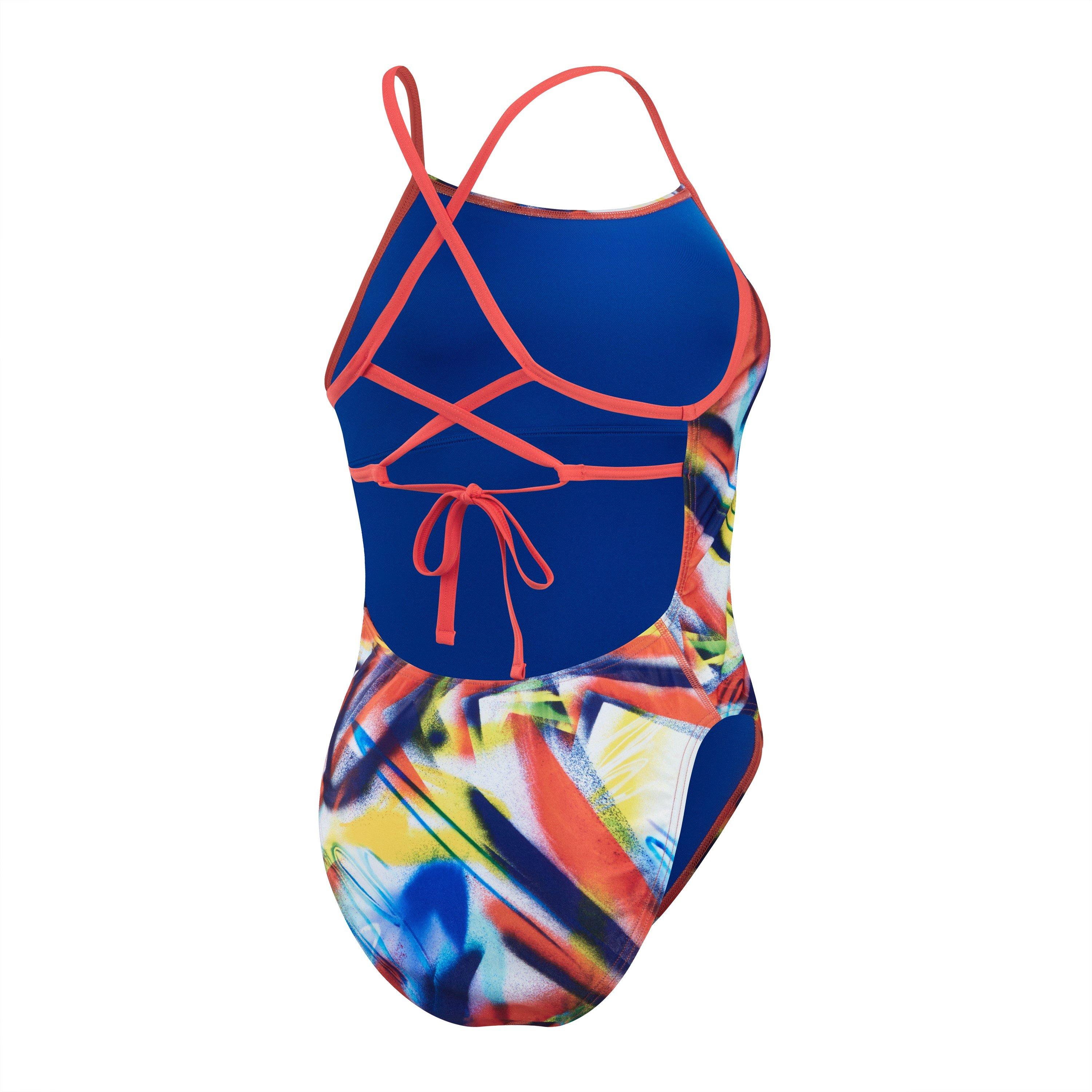 Multiple - Speedo - Womens Allover Digital Lattice Tie-Back - 6