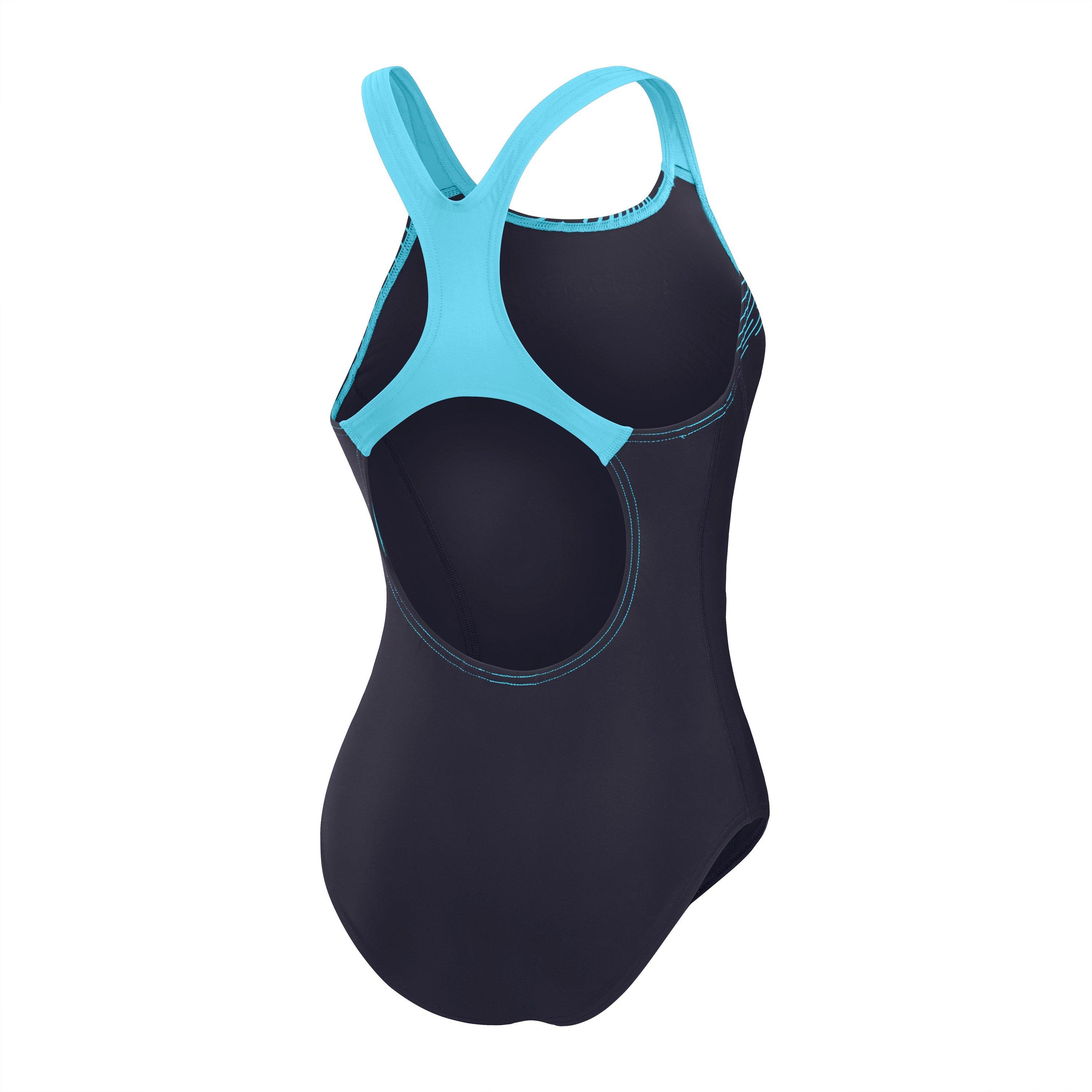 Dames zwempak uit 1 stuk Speedo Eco Medley Logo Medalist