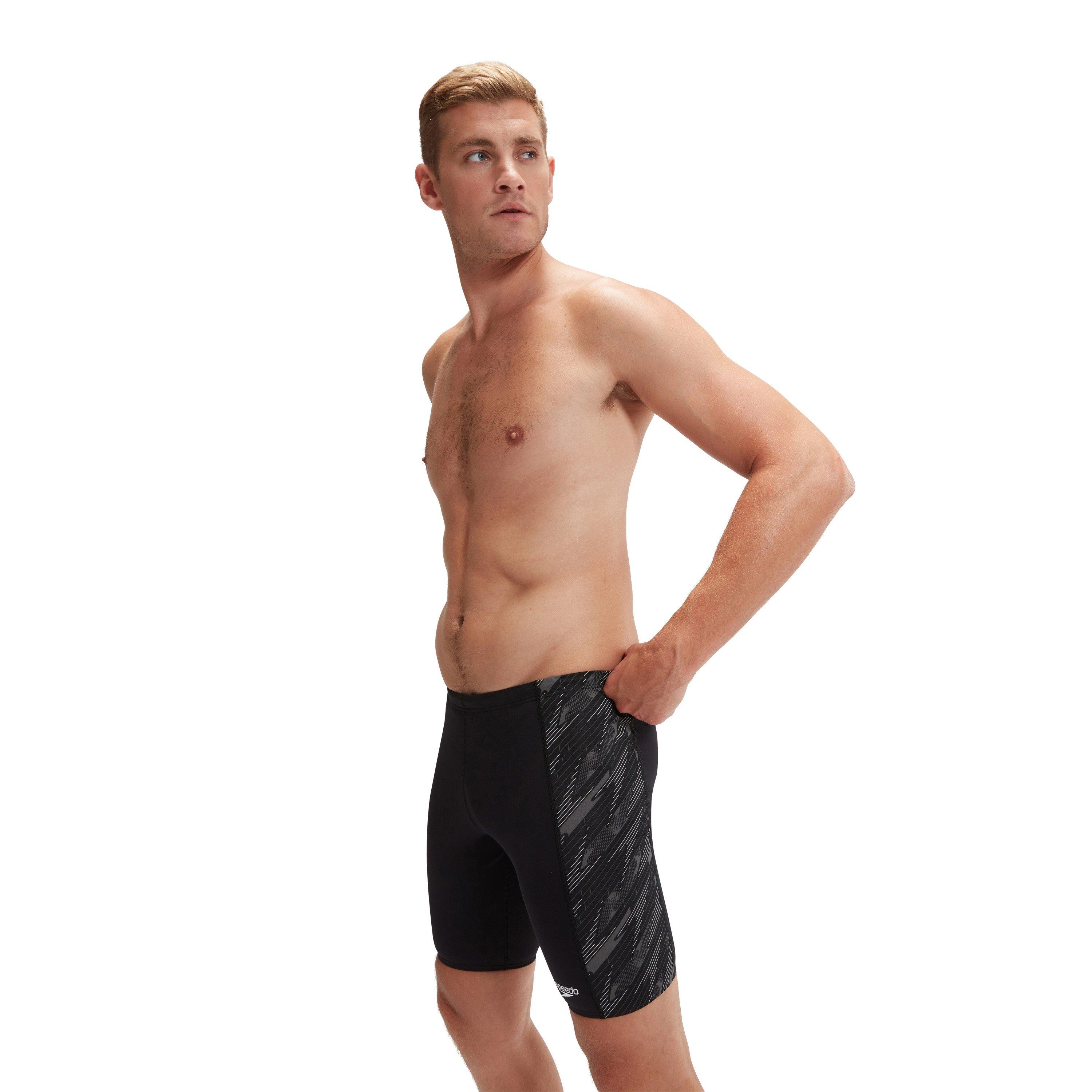 Black - Speedo - Mens Hyperboom Panel Jammer - 4