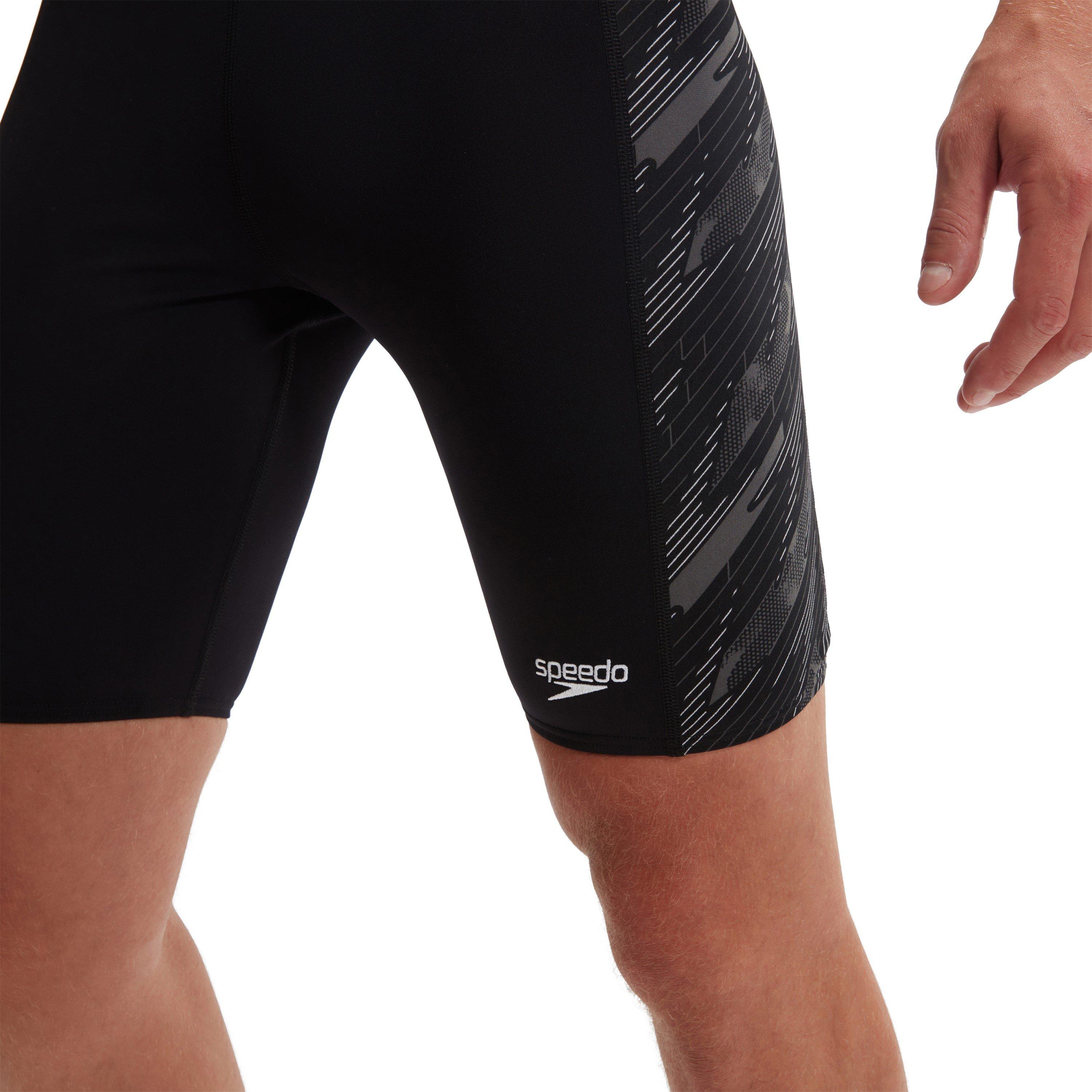 Black - Speedo - Mens Hyperboom Panel Jammer - 6
