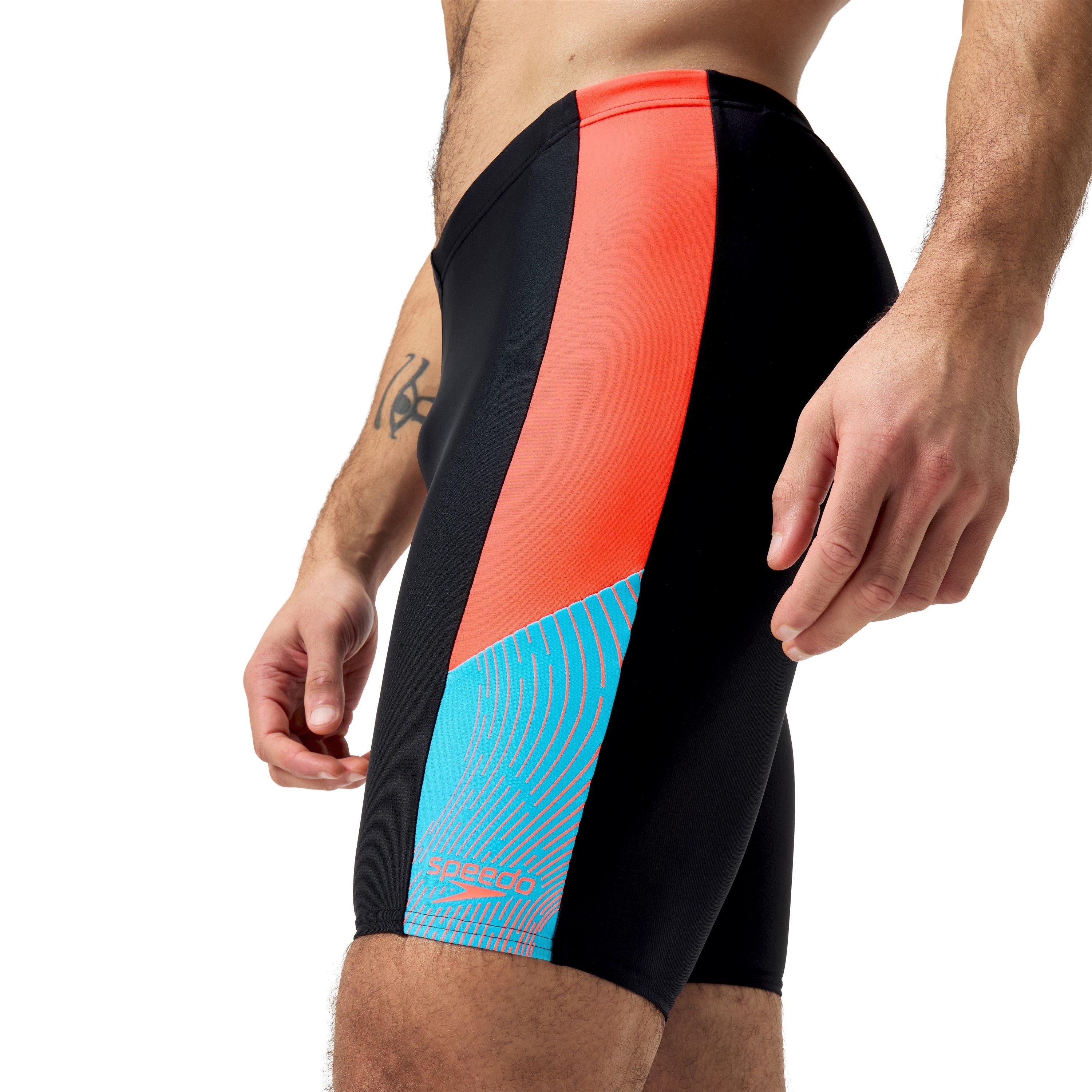 Black/Siren - Speedo - Mens Dive Jammer - 5