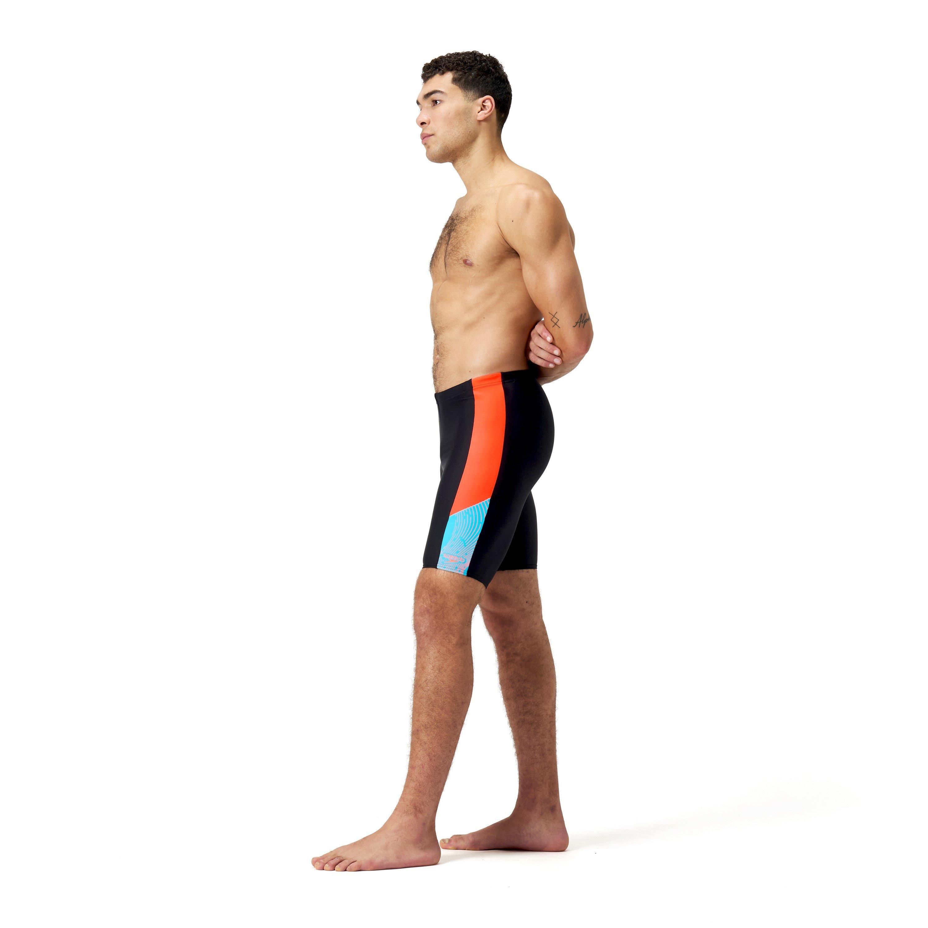 Black/Siren - Speedo - Mens Dive Jammer - 6
