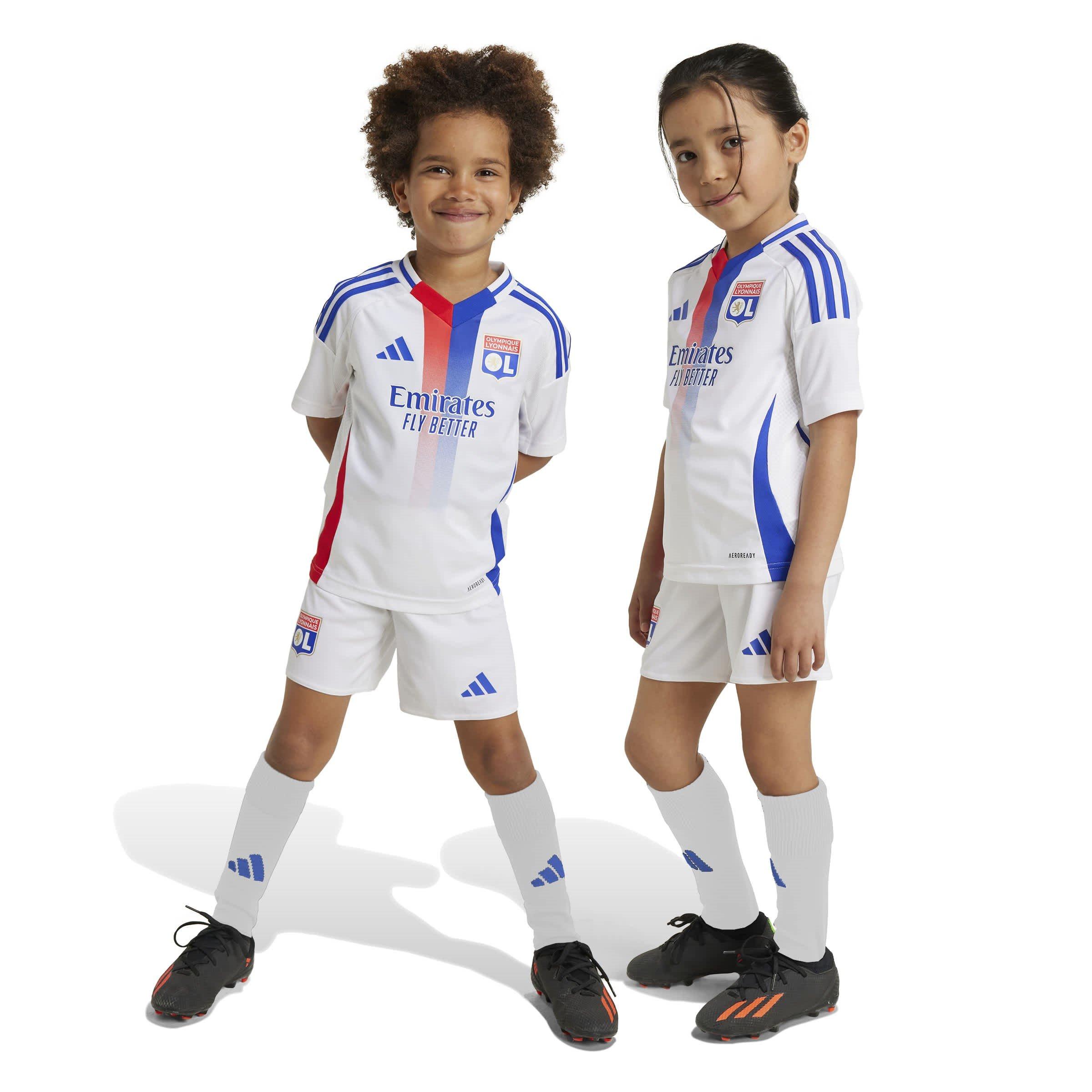 Bijela - adidas - Kids' Olympique Lyonnais Home 2025-2026 Ligue 1 Football Kit Mini Kits - 2