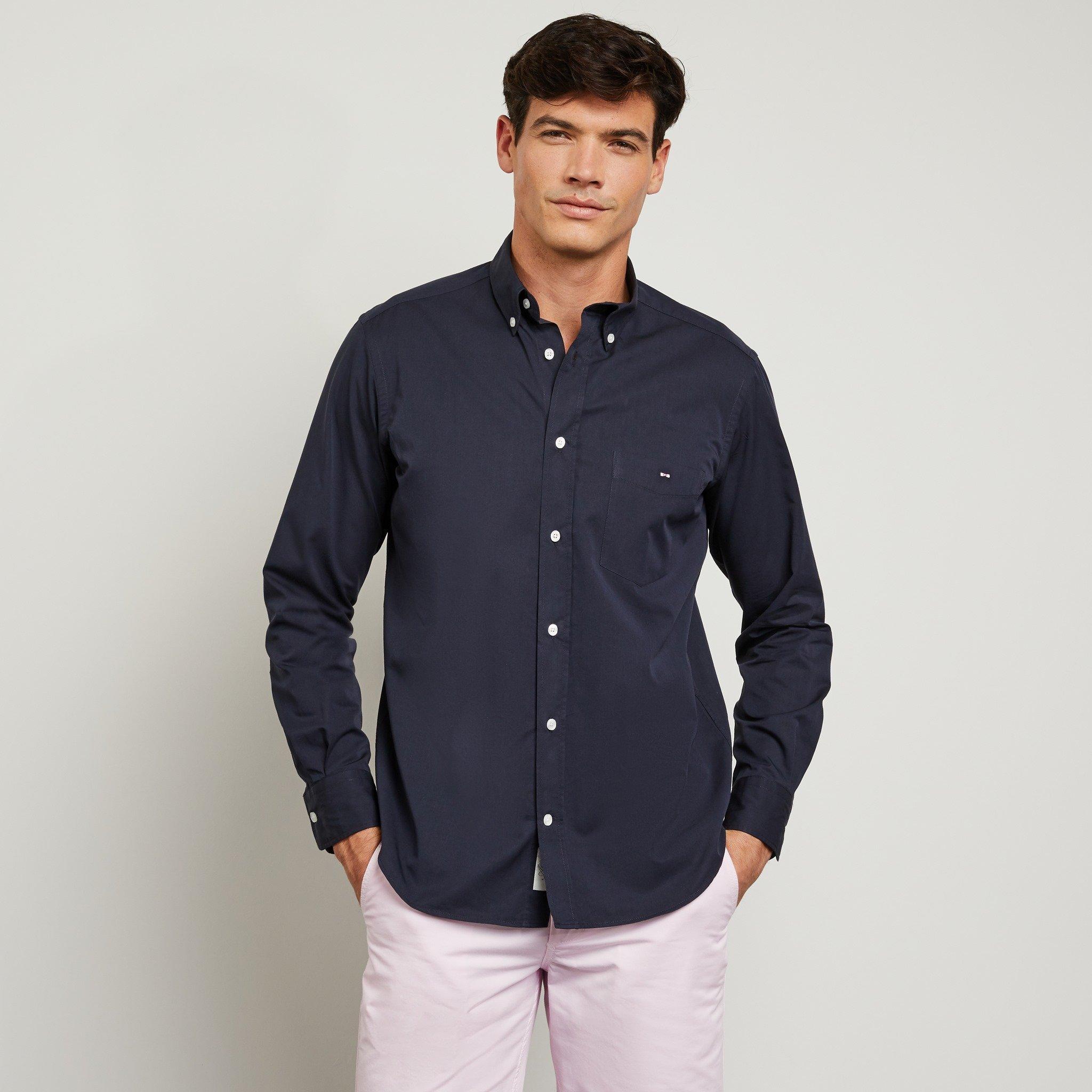 Eden Park Men's Pain Light Pink Shirt In A Cotton Blend - Blf - 2XL