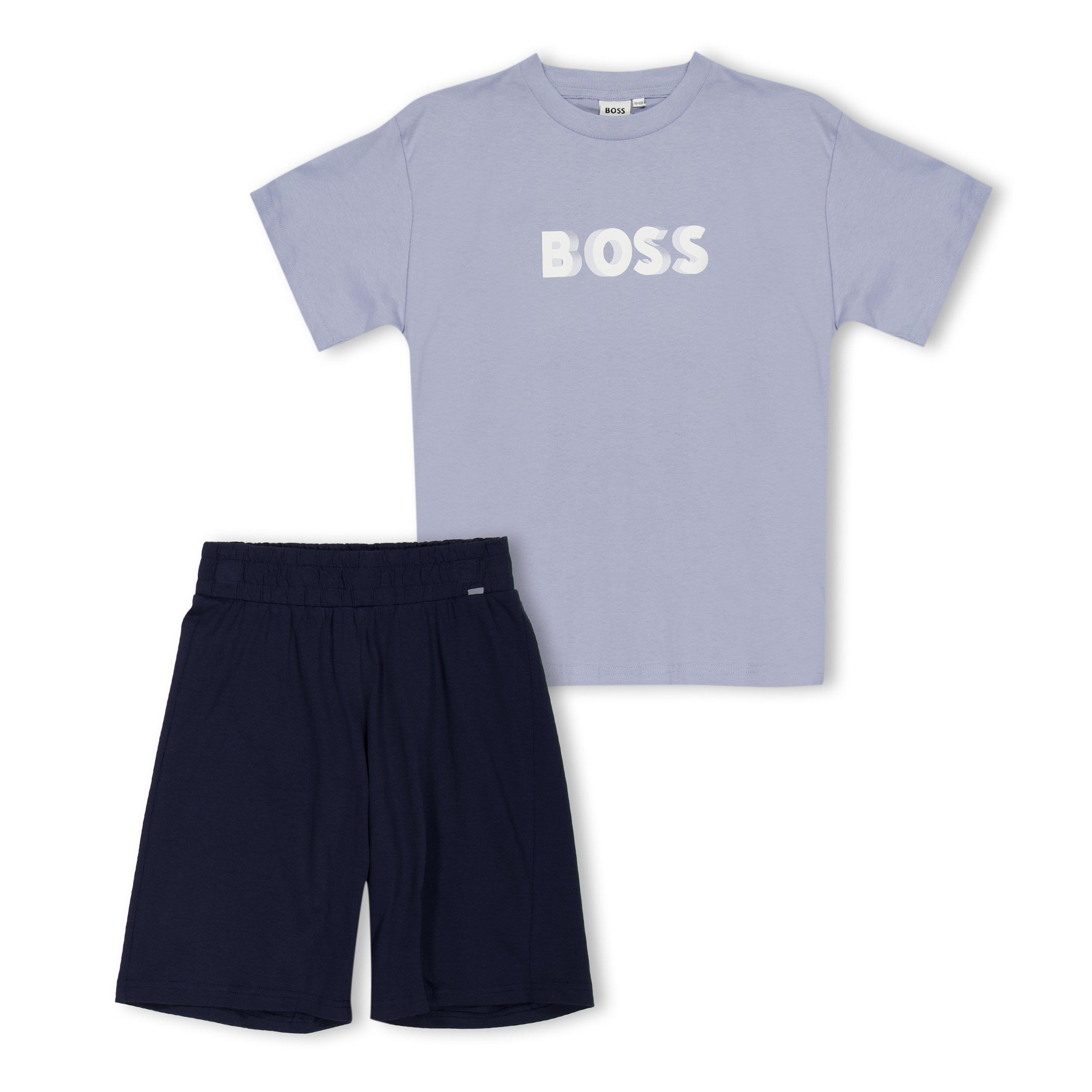 Navy - Boss - Kids' Clothing Set - 1