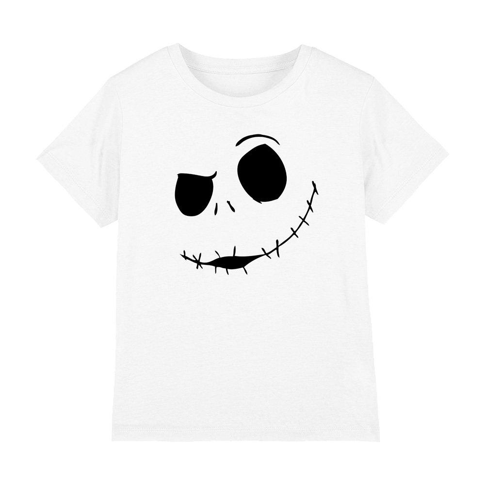 White - The Nightmare before Christmas - The Nightmare Before Christmas Jack Face Kids T-Sh - 1