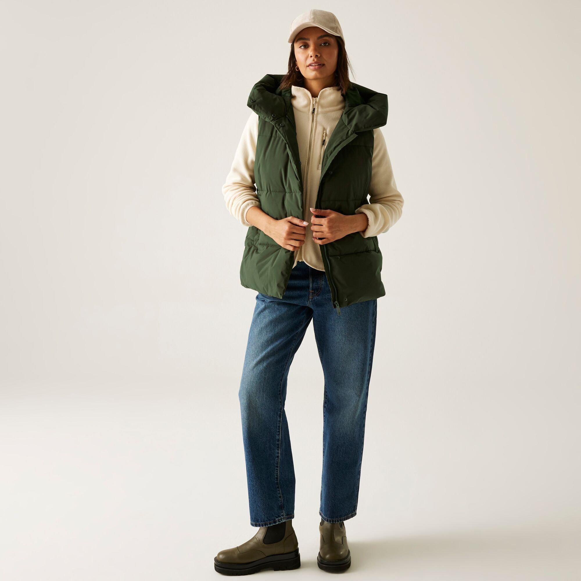 Dark Khaki - Regatta - Women's Kelse Insulated Sleeveless Gilet - 3