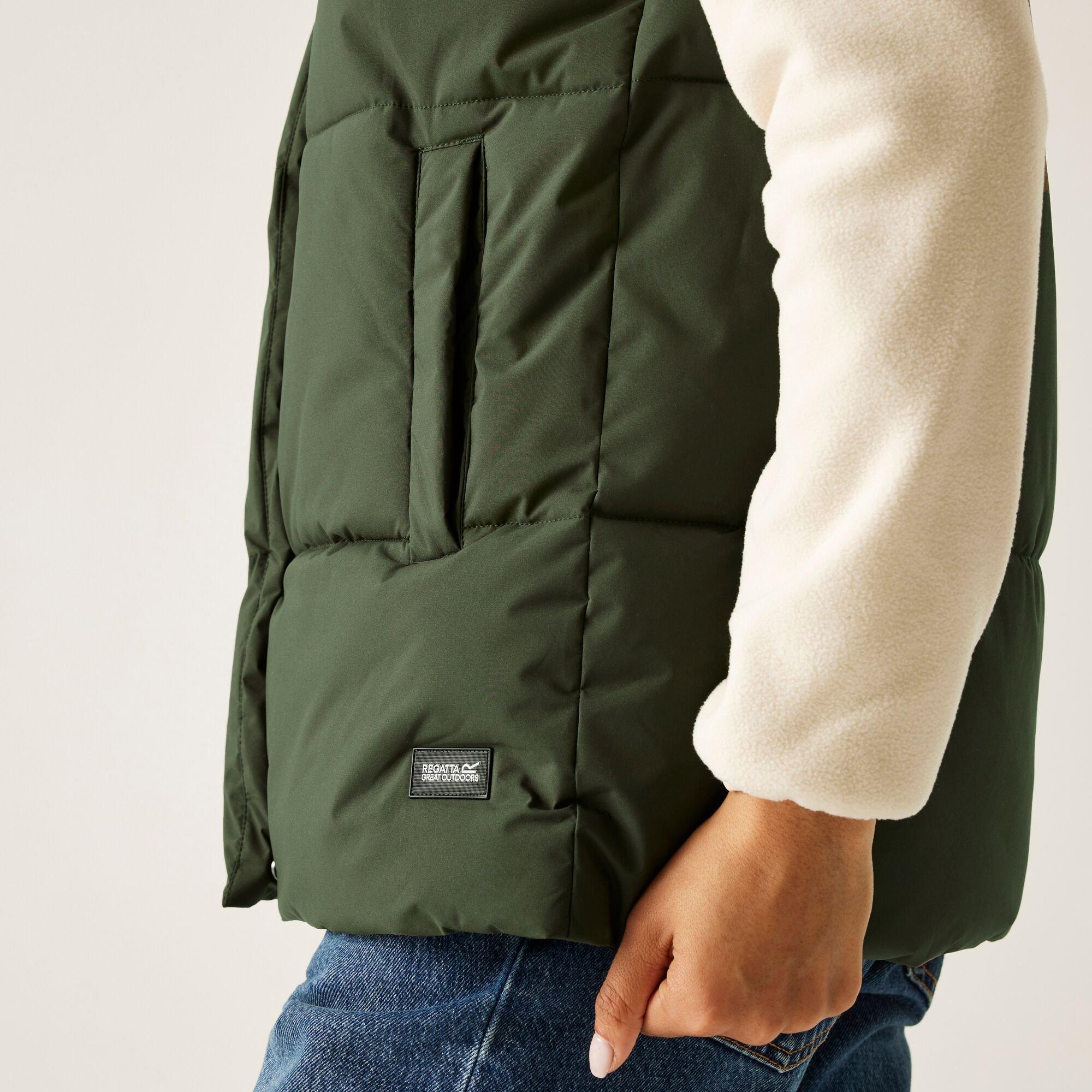 Dark Khaki - Regatta - Women's Kelse Insulated Sleeveless Gilet - 4