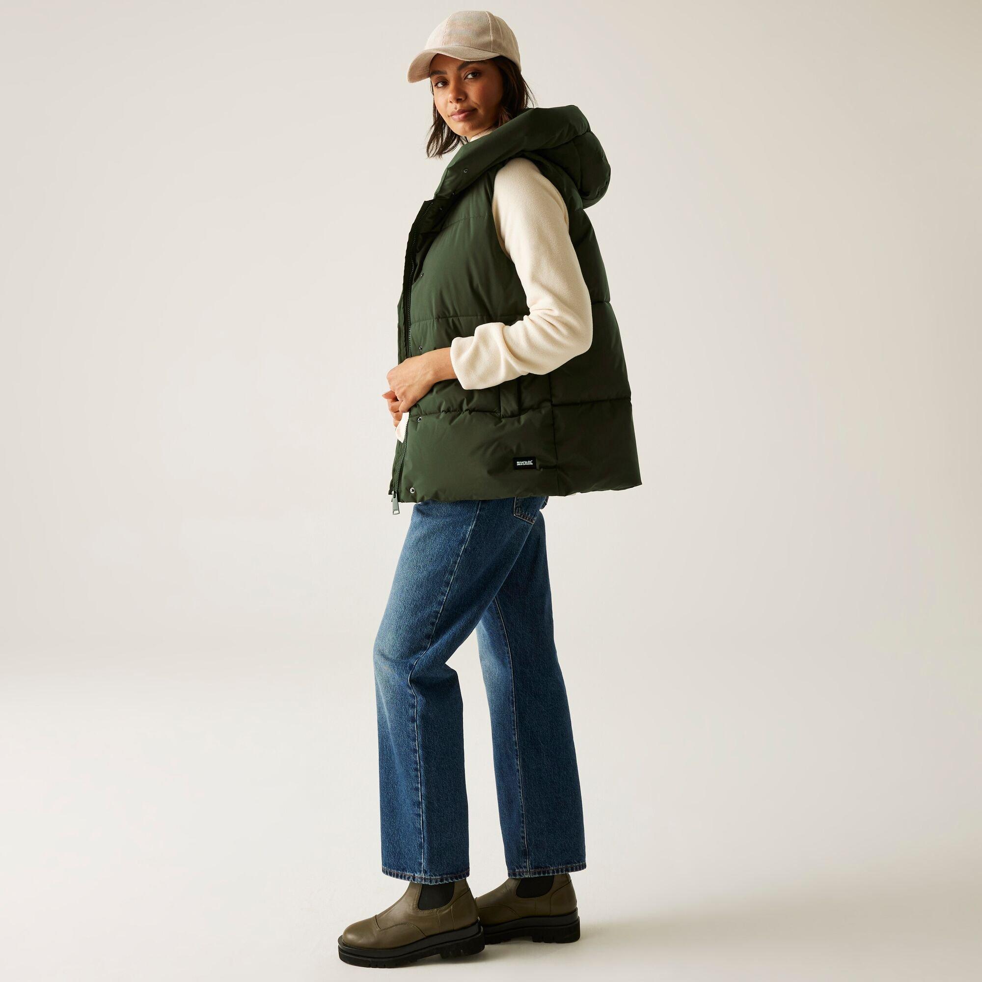 Dark Khaki - Regatta - Women's Kelse Insulated Sleeveless Gilet - 5