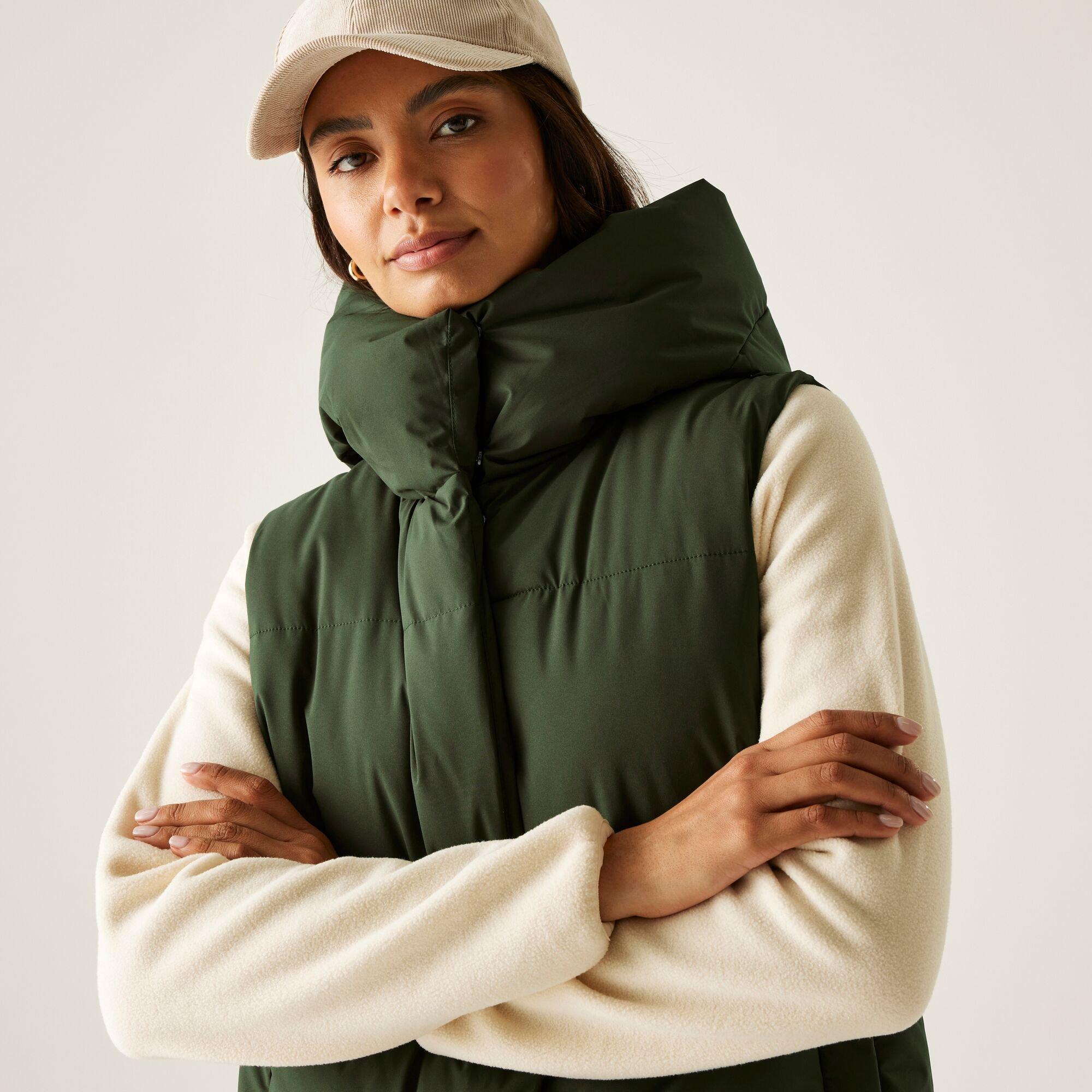 Dark Khaki - Regatta - Women's Kelse Insulated Sleeveless Gilet - 6