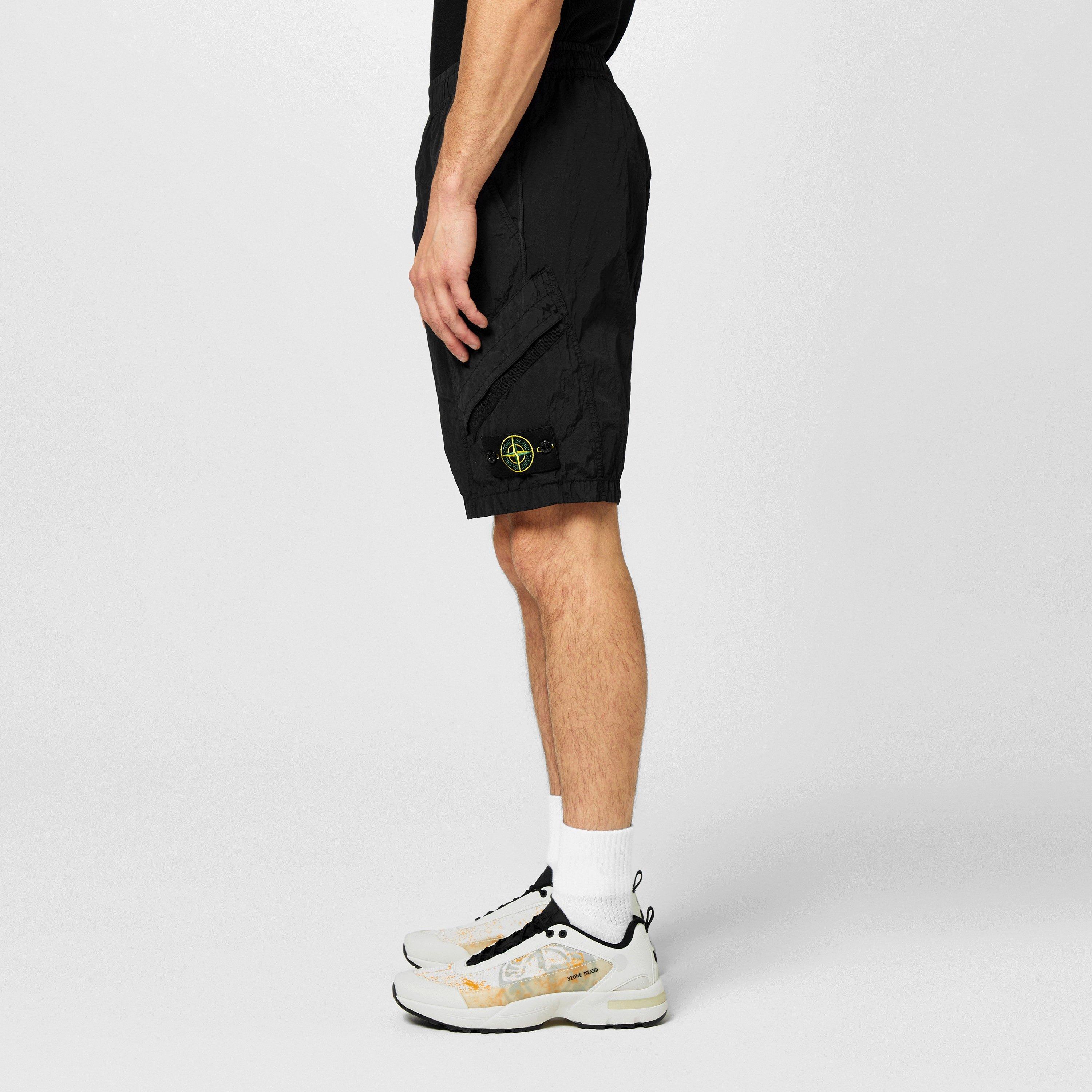 Nero V0029 - Stone Island - Nylon Metal Shorts - 2