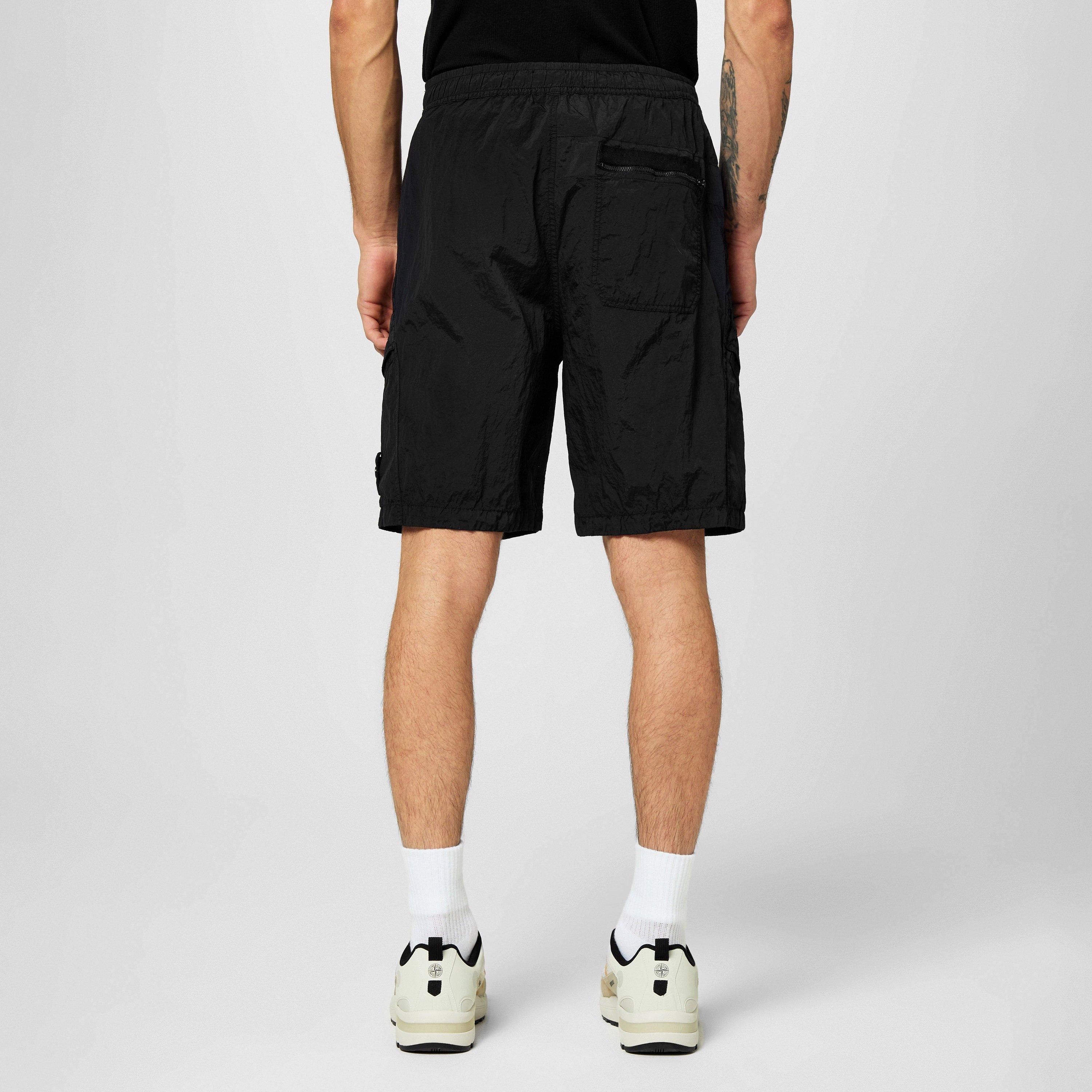 Nero V0029 - Stone Island - Nylon Metal Shorts - 3
